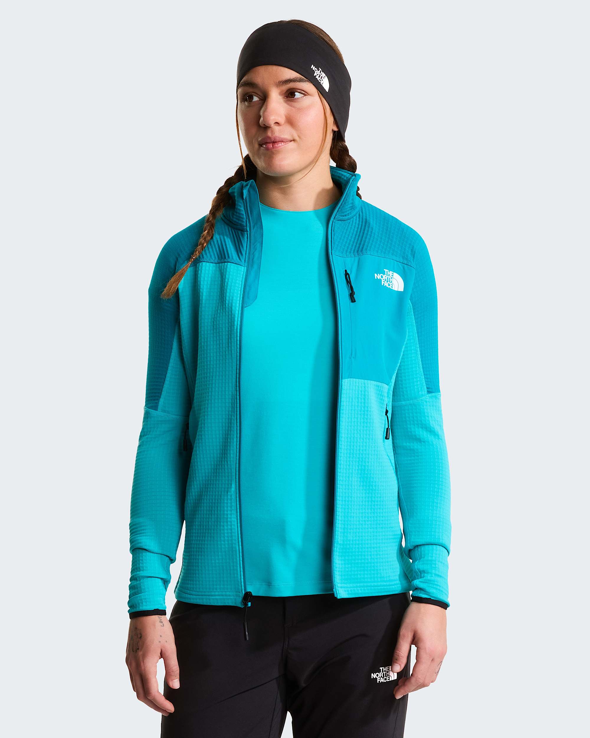 Chaqueta Power Grid Stormgap para mujer TNF alt8