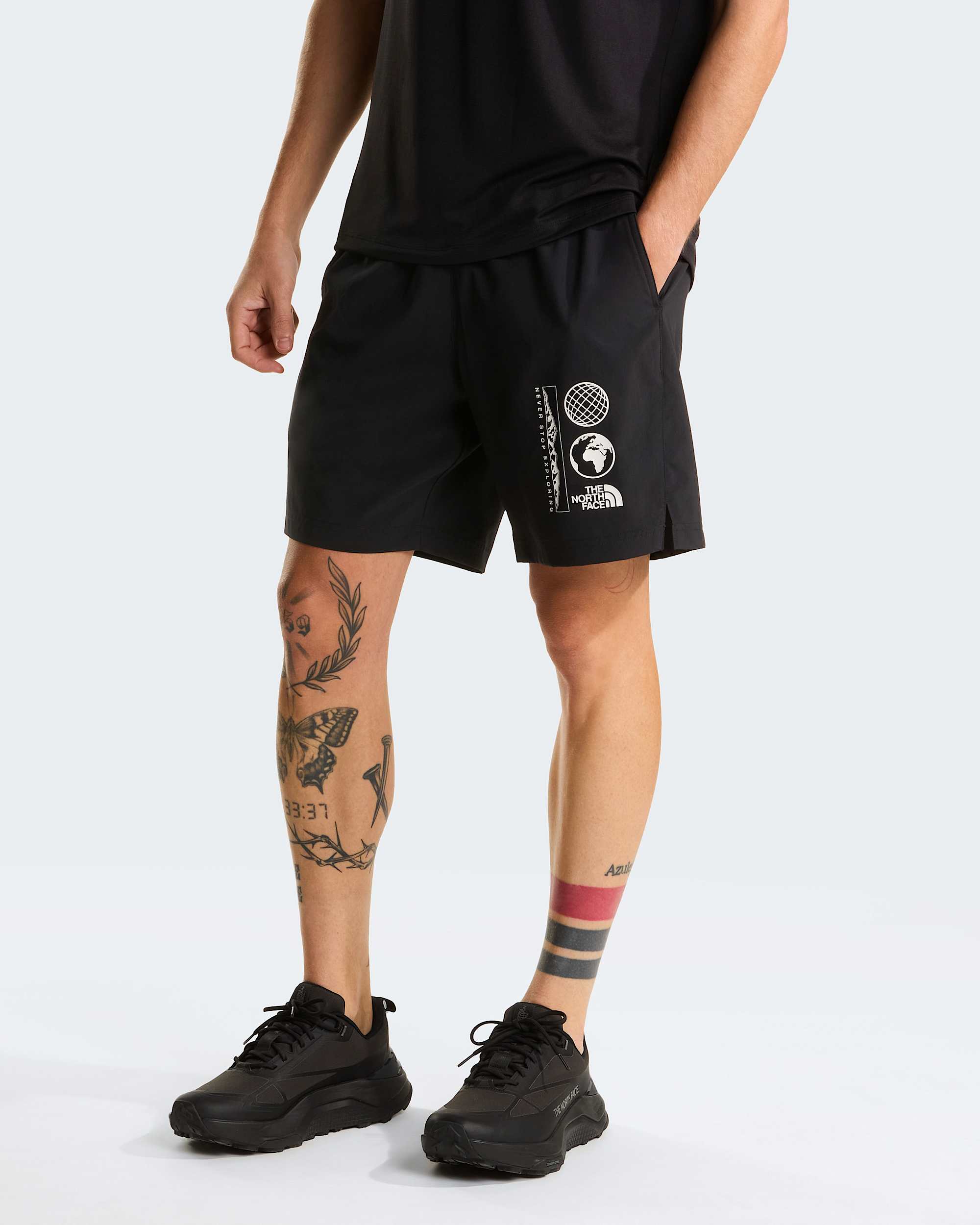 247 7ZollShorts mit Grafik fr Herren TNF alt4