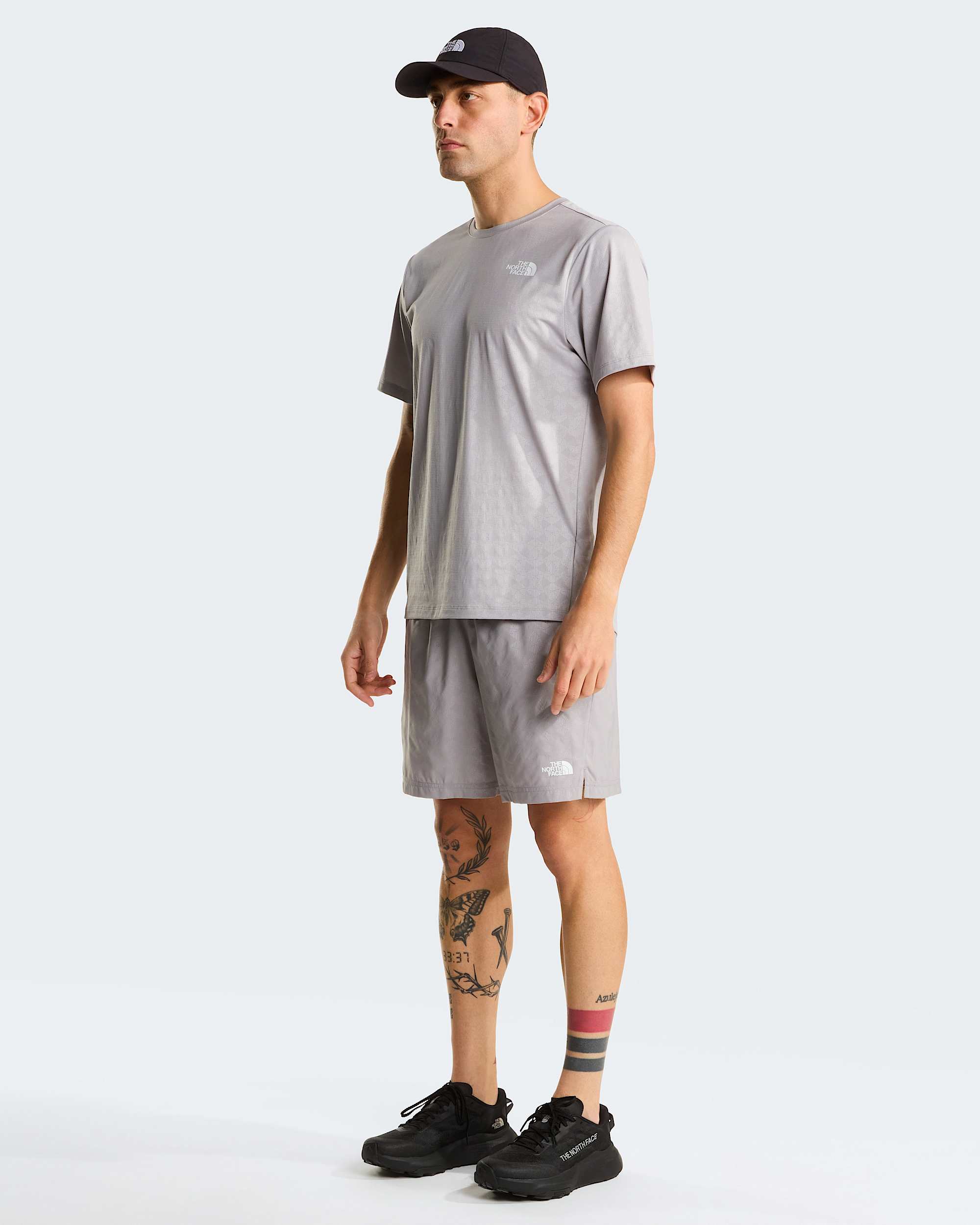 Pantaln corto con estampado en relieve Pentadome 247 de 178 cm para hombres TNF alt5