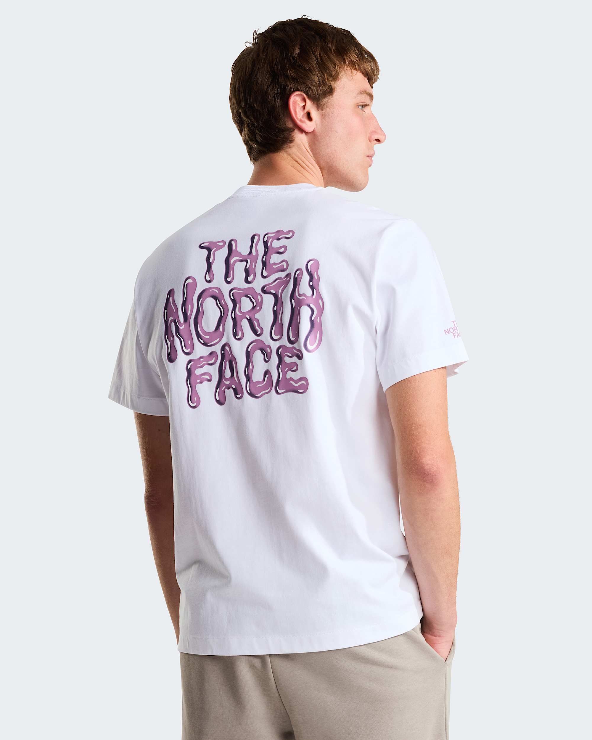 Drip Logo Relaxed Graphic Tshirt voor heren TNF alt4