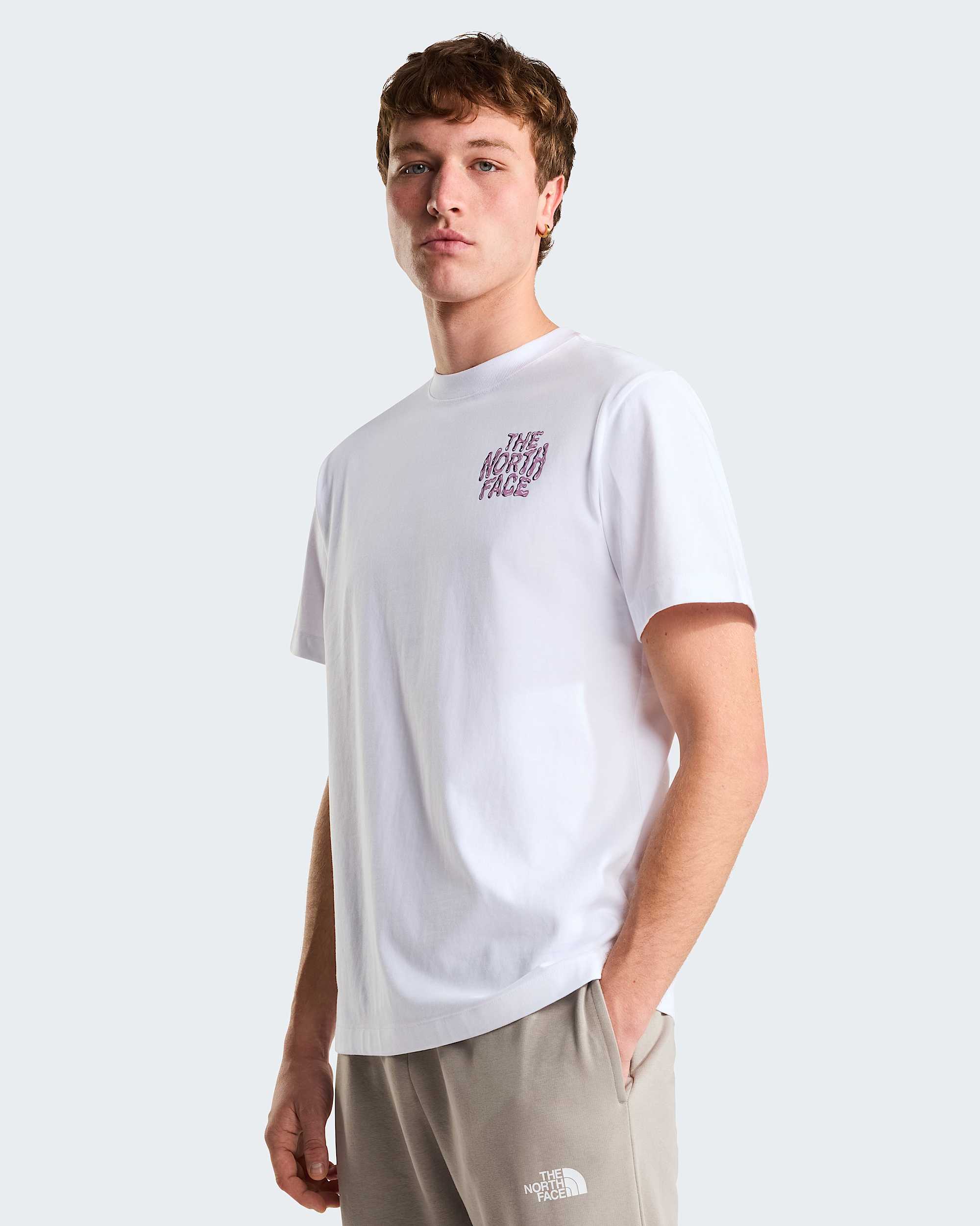 Drip Logo Relaxed Graphic Tshirt voor heren TNF alt5