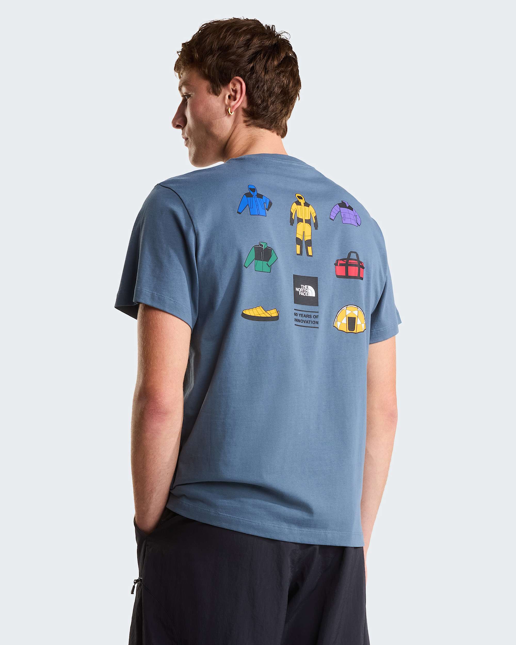 Icon Celebration normal geschnittenes TShirt mit Grafik fr Herren TNF alt4