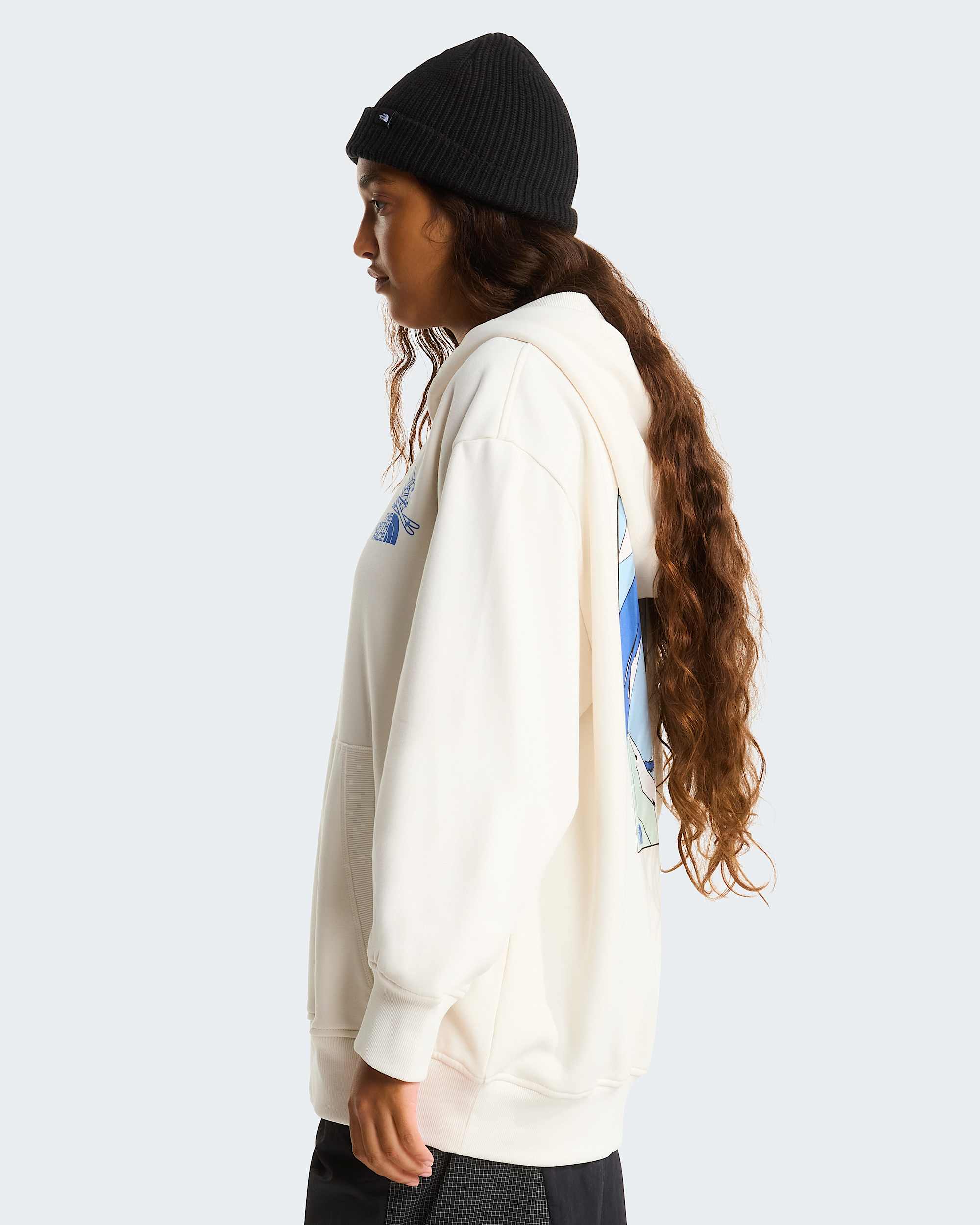 Unisex Mountain Celebration Relaxed Graphic Hoodie TNF alt16