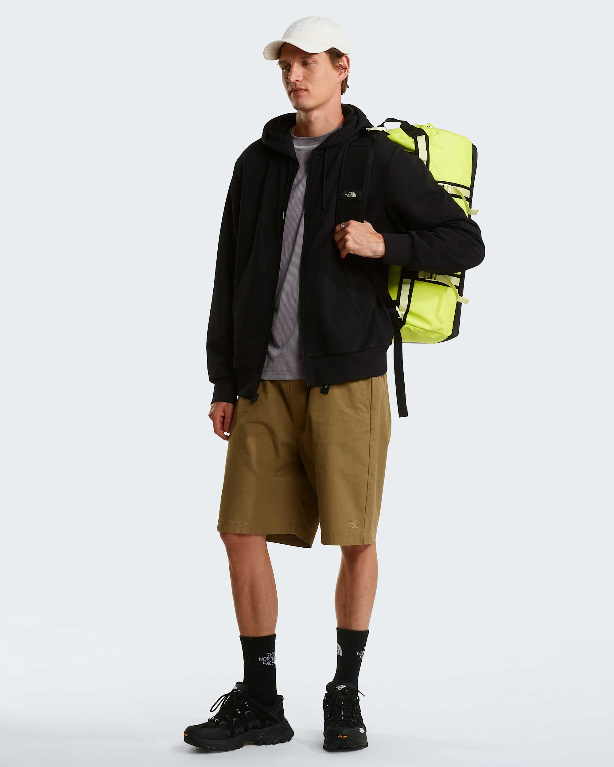 Sudadera recta y ligera con capucha Simple Dome para hombre TNF alt5
