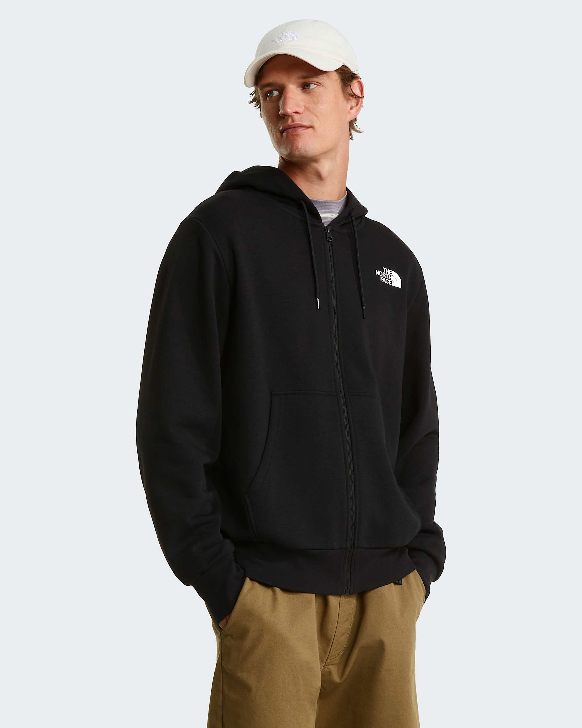 Sudadera recta y ligera con capucha Simple Dome para hombre TNF alt4