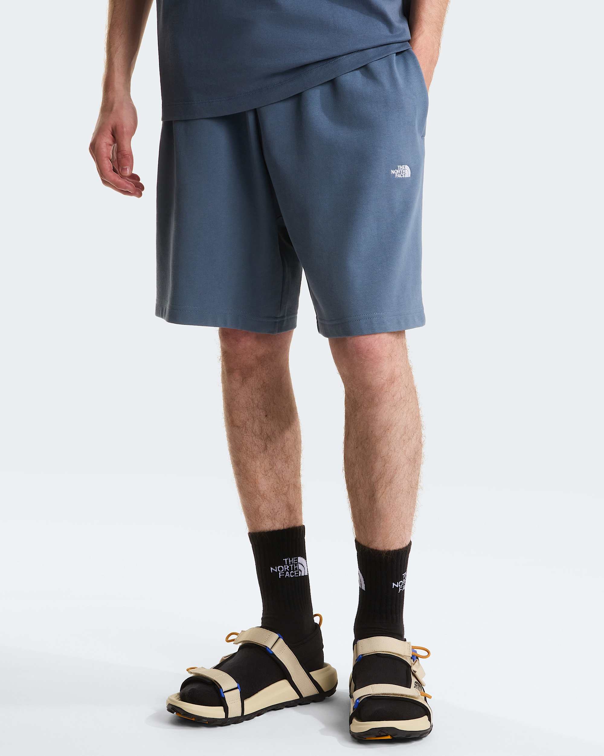 Essential leichte  relaxt geschnittene Shorts fr Herren TNF alt4