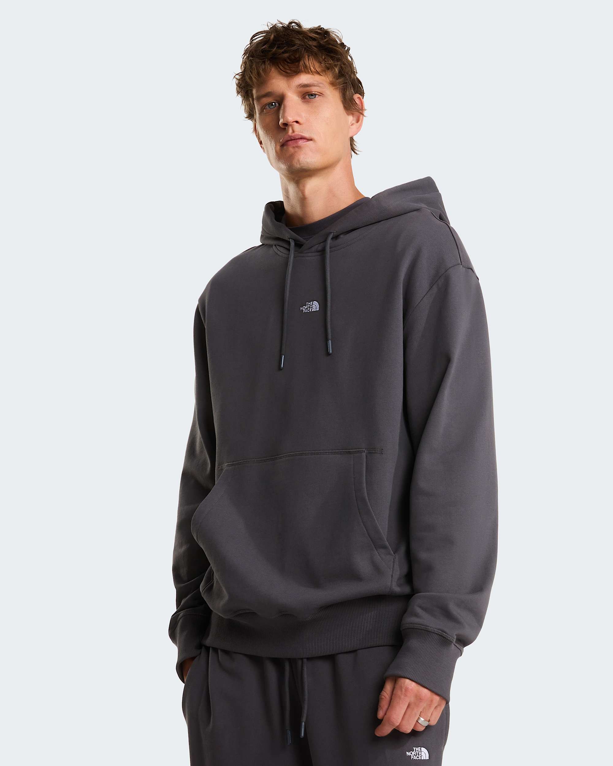 Essential Light relaxt geschnittener Kapuzenpulli in Unisex TNF alt4