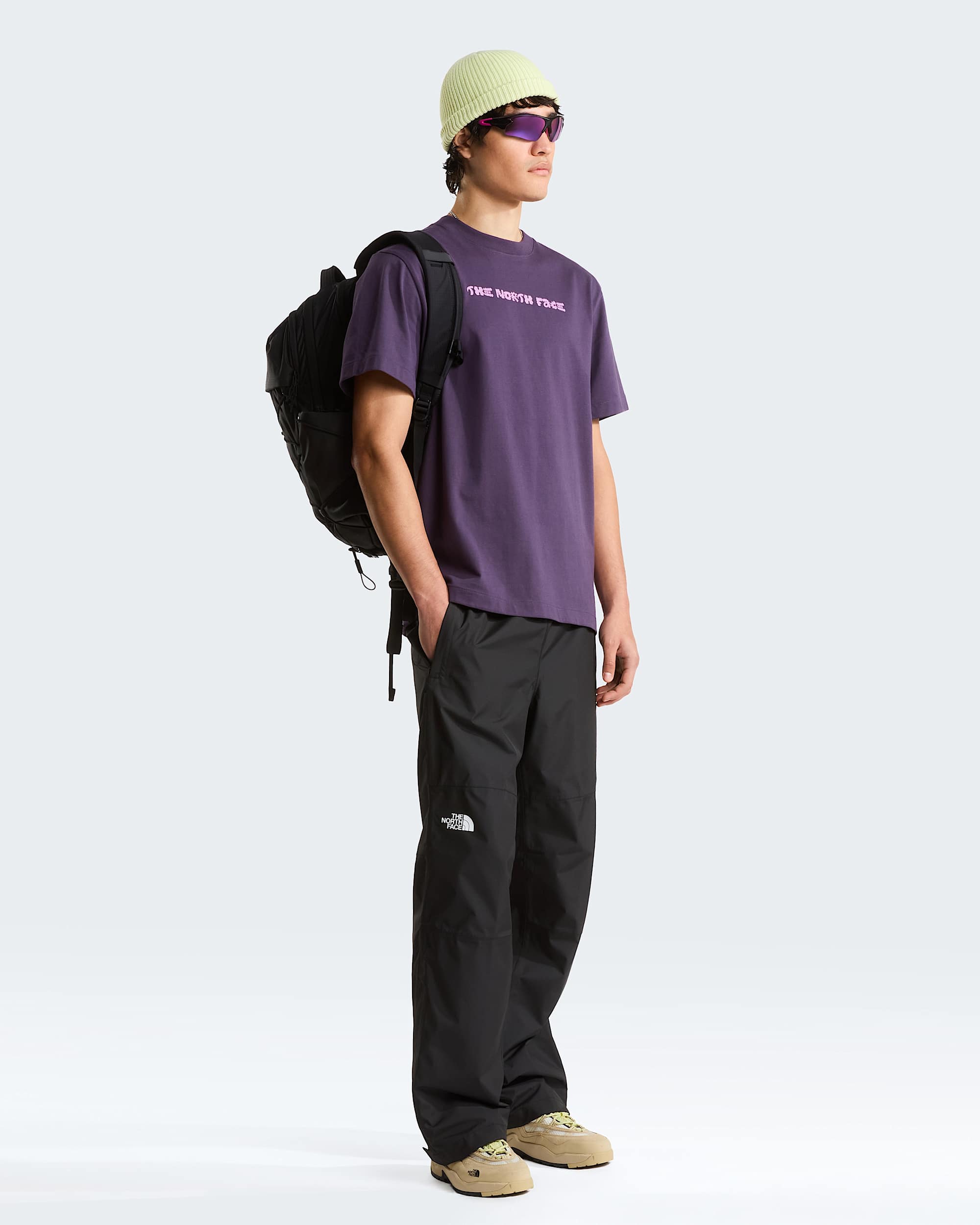 Logo Twist Relaxed Graphic Tshirt voor heren TNF alt5