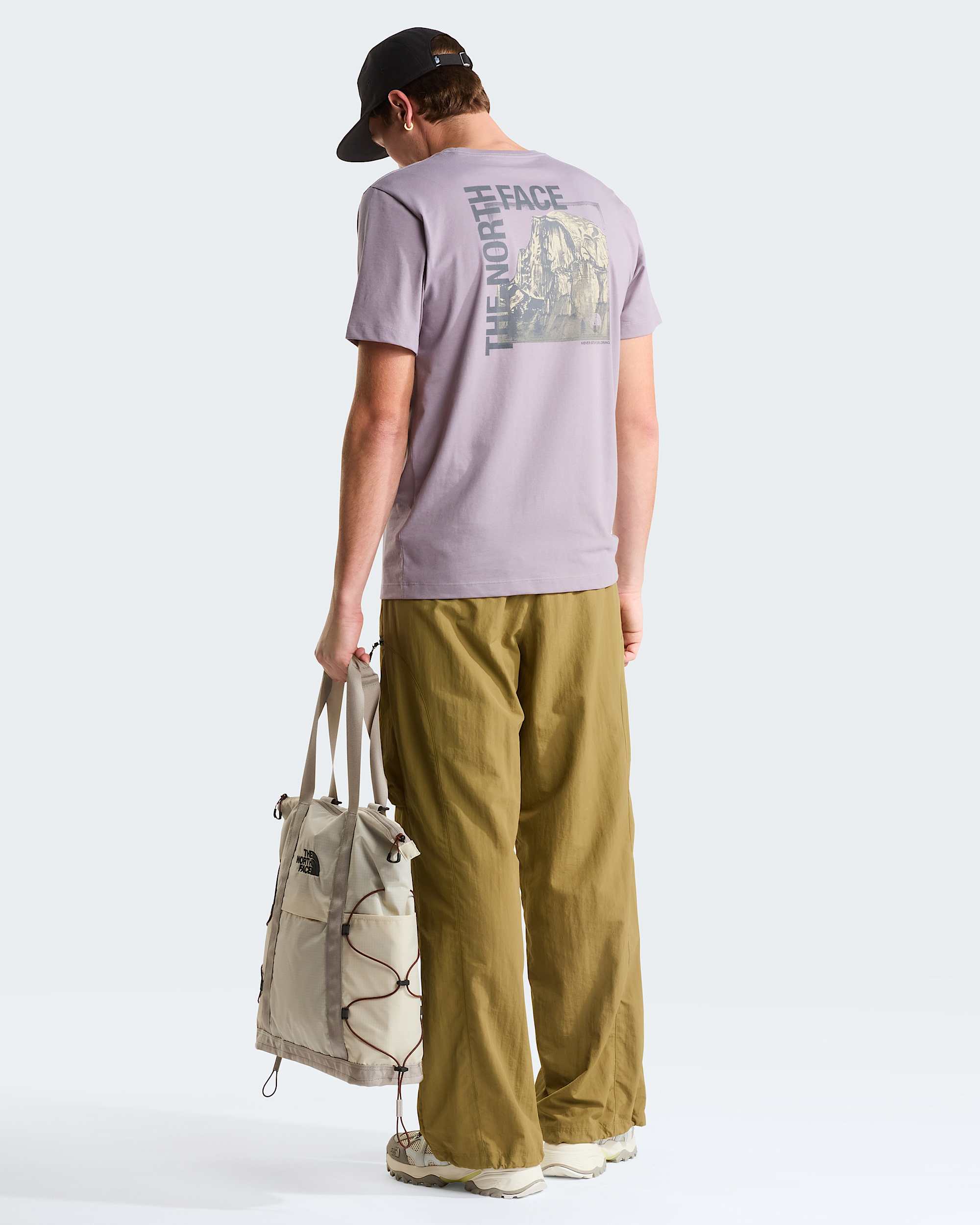 Mens Half Dome Photo Regular Graphic TShirt TNF alt6