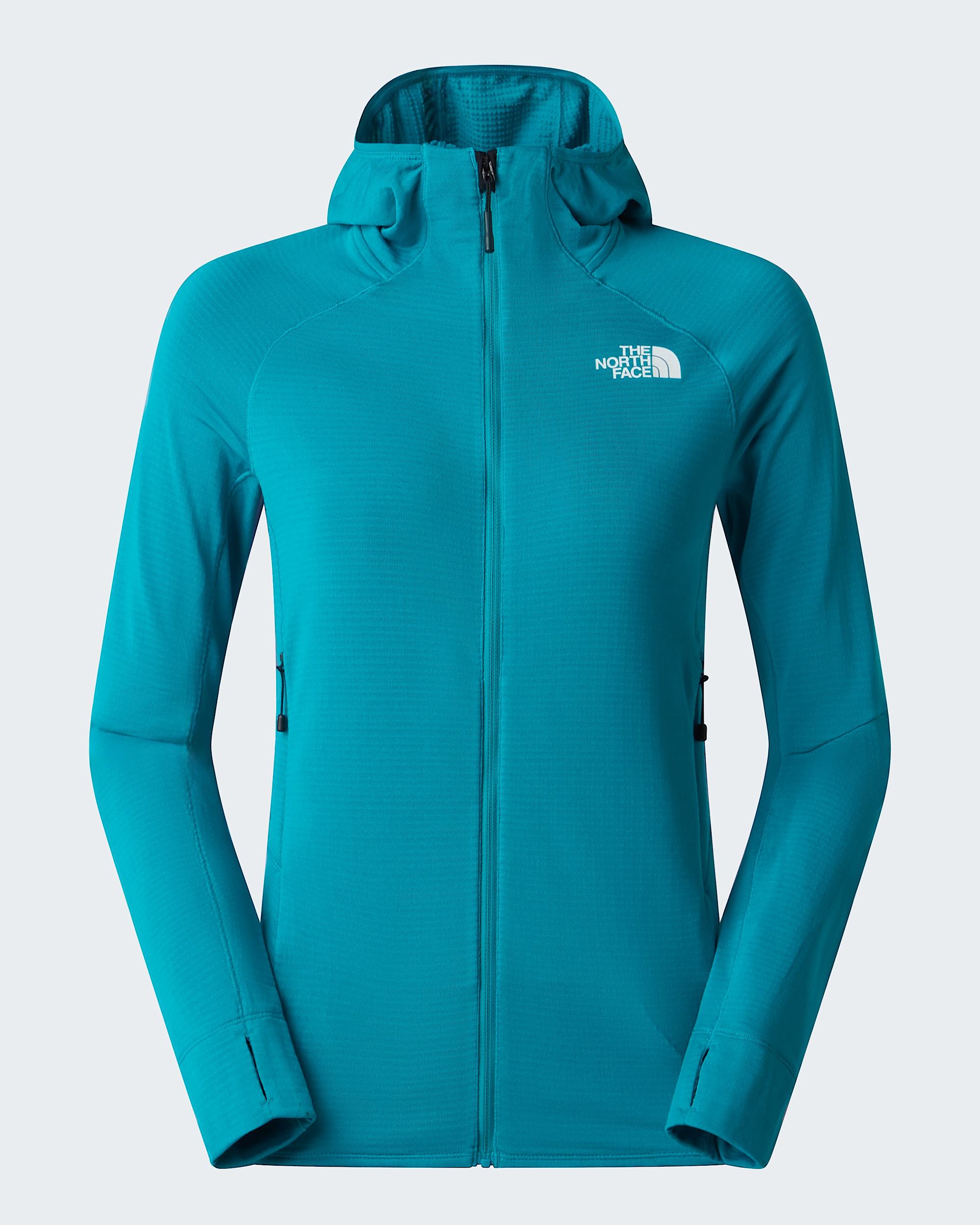 Chaqueta con capucha Polartec Power Grid Bolt para mujer TNF hero