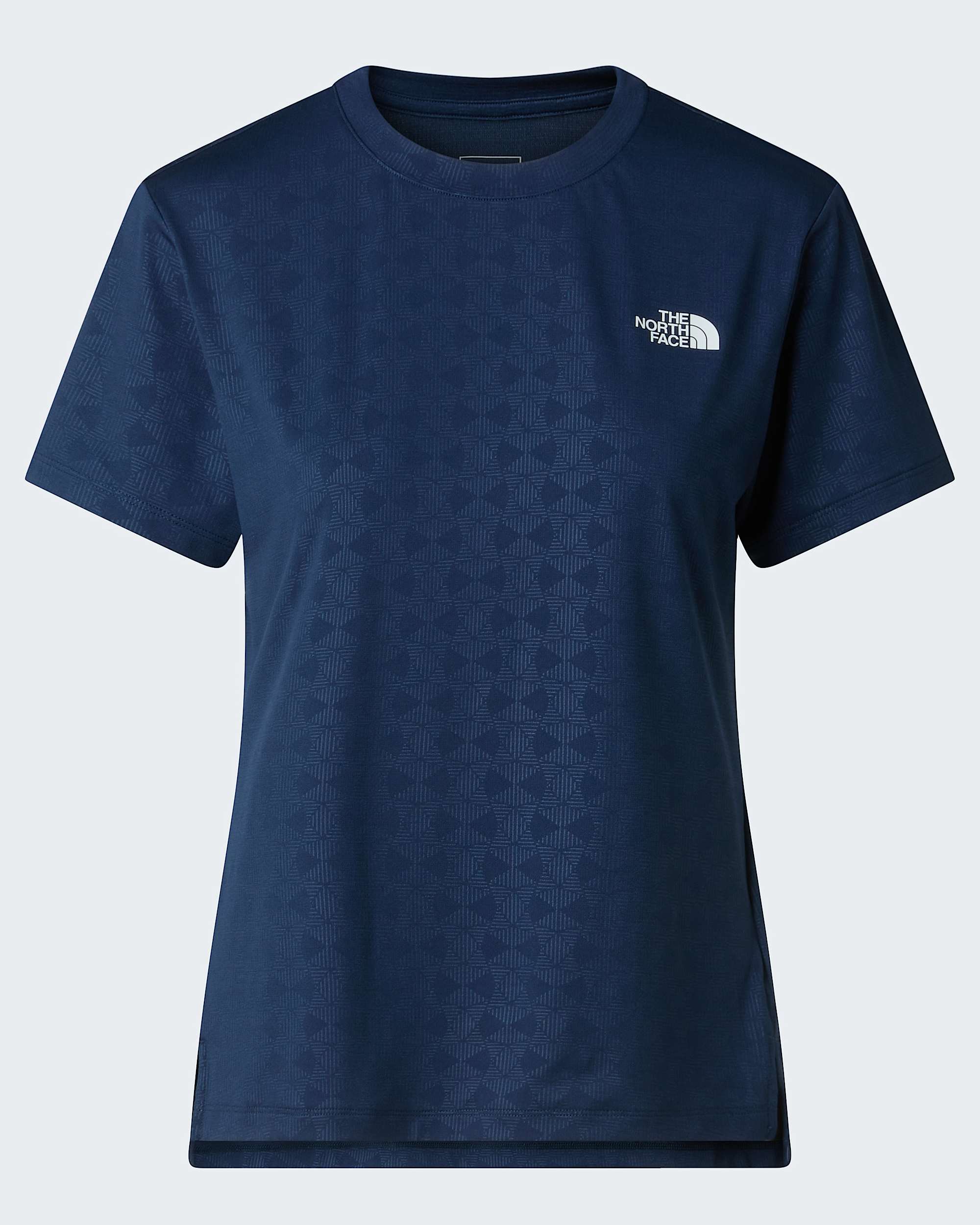 Flex Geo Regular TShirt met relifprint voor dames TNF hero
