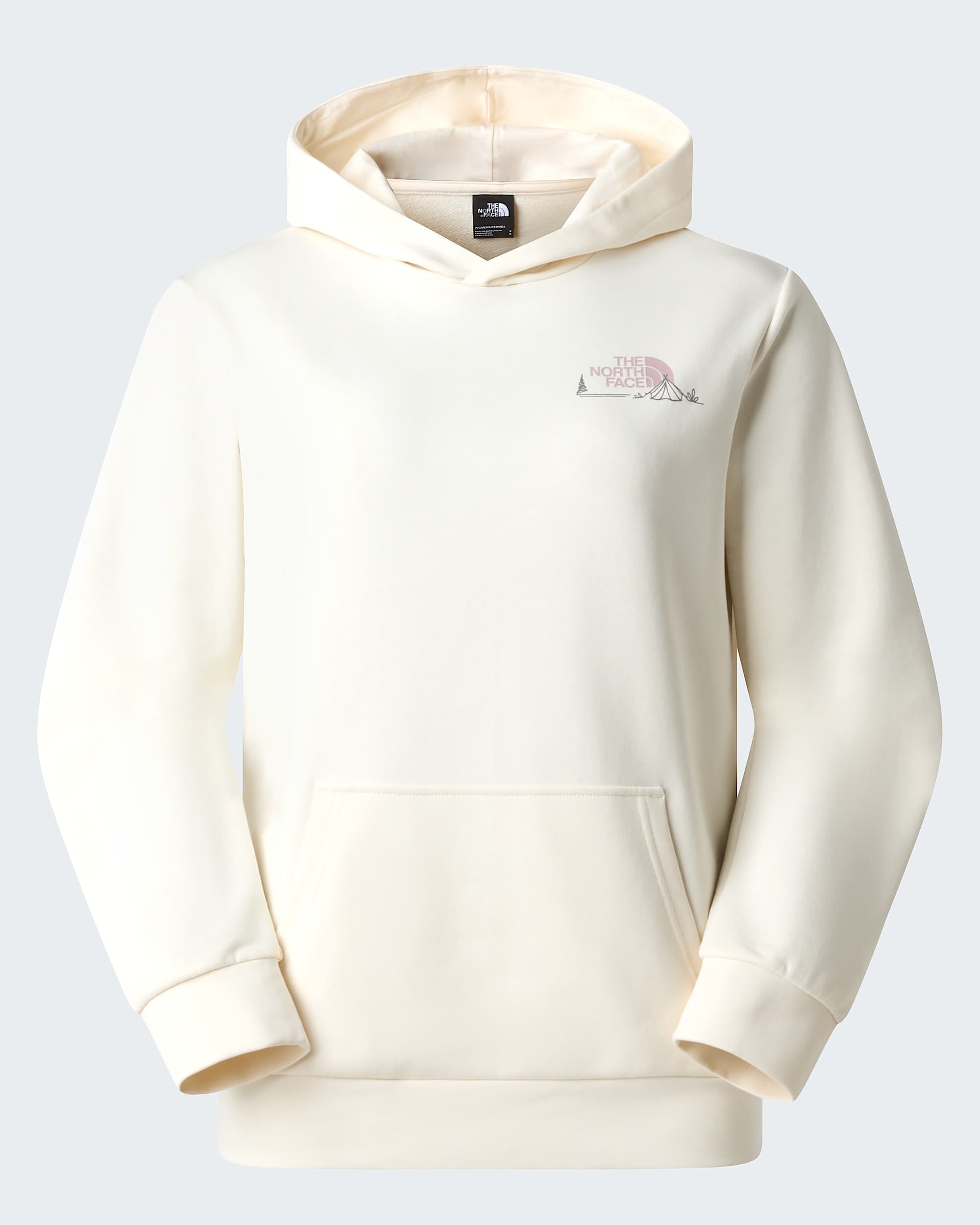 Monte Regular Graphic hoodie voor dames TNF hero