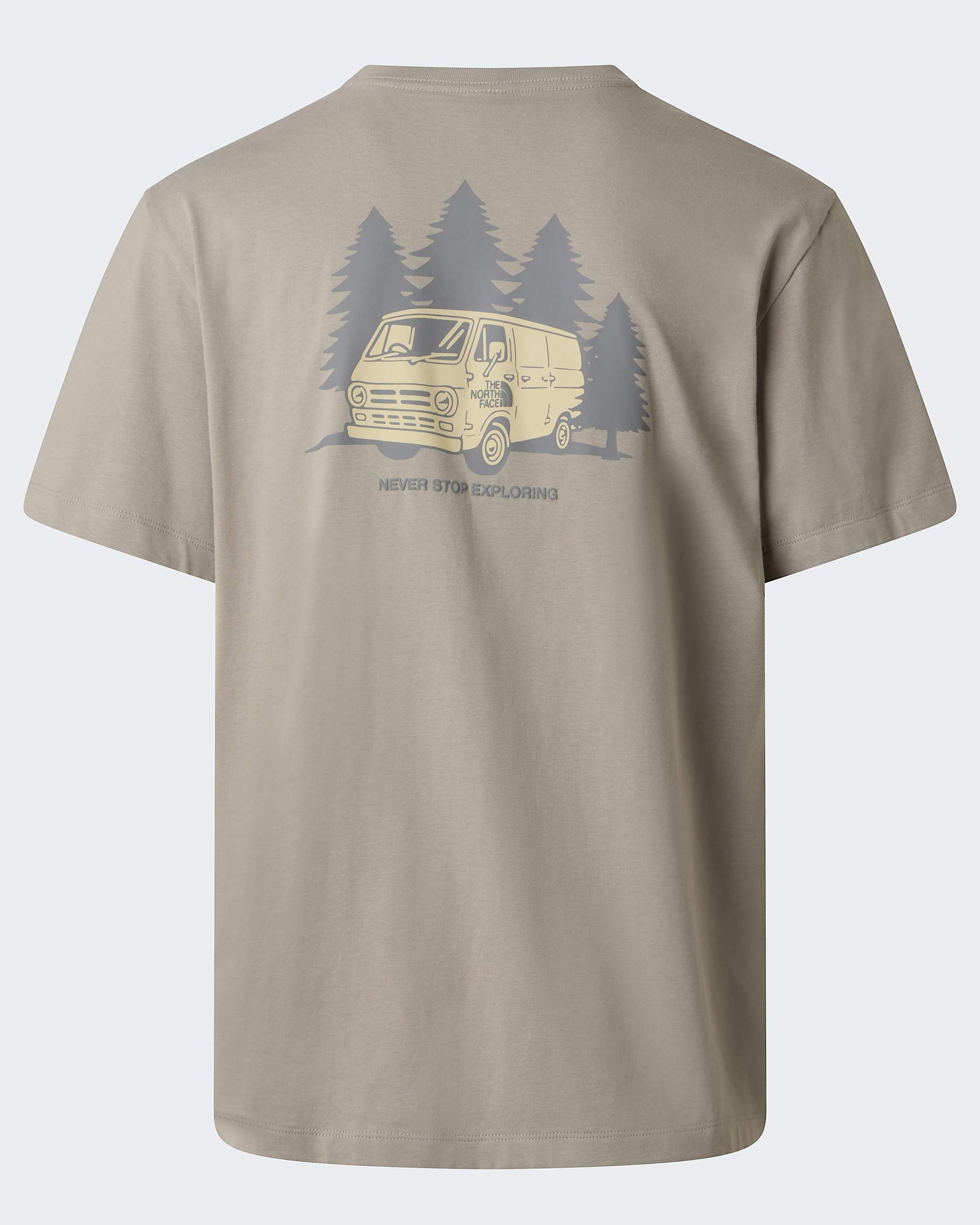 Van Life relaxt geschnittenes TShirt mit Grafik fr Herren TNF alt1