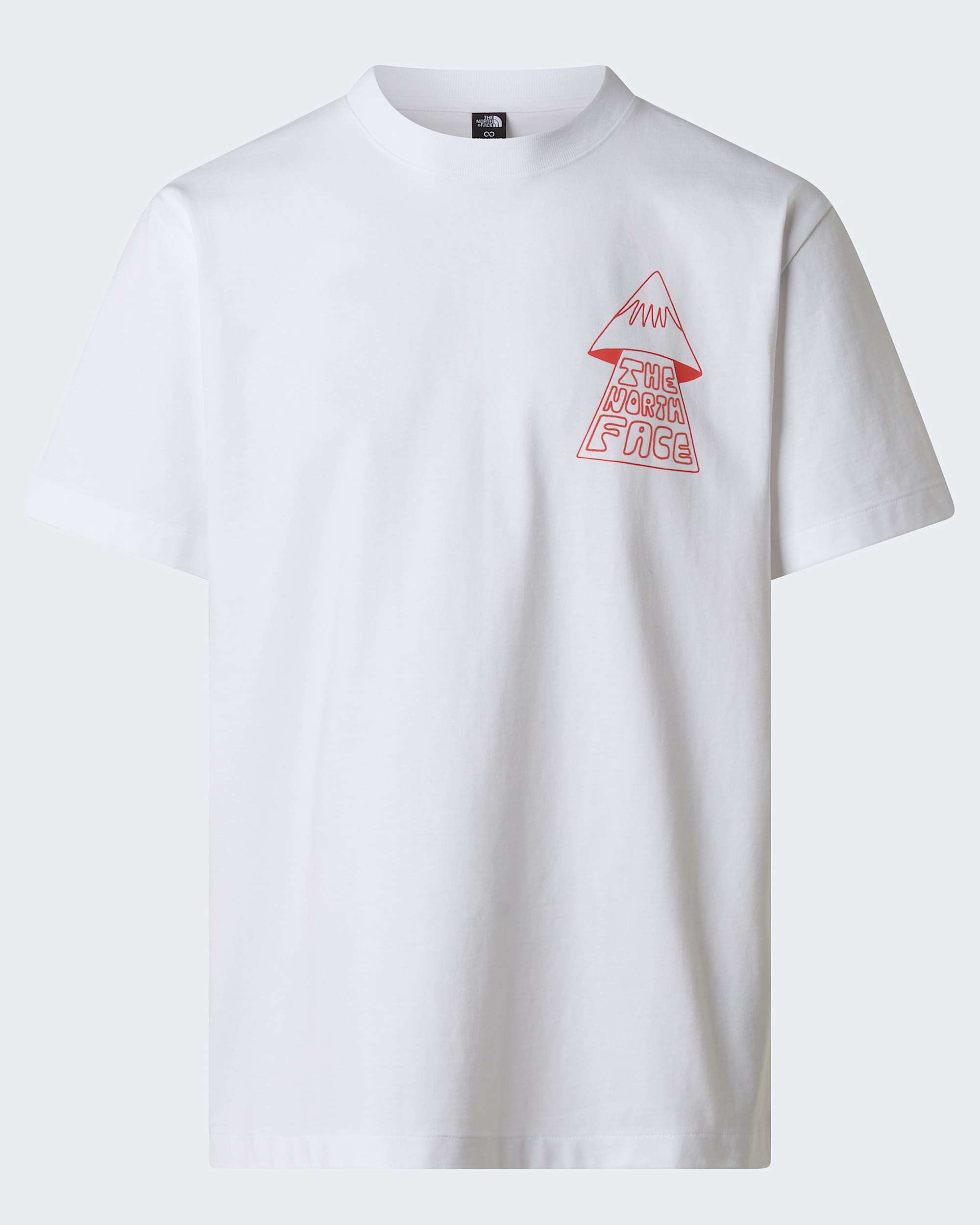 Mountain Play Relaxed Graphic Tshirt voor heren TNF hero