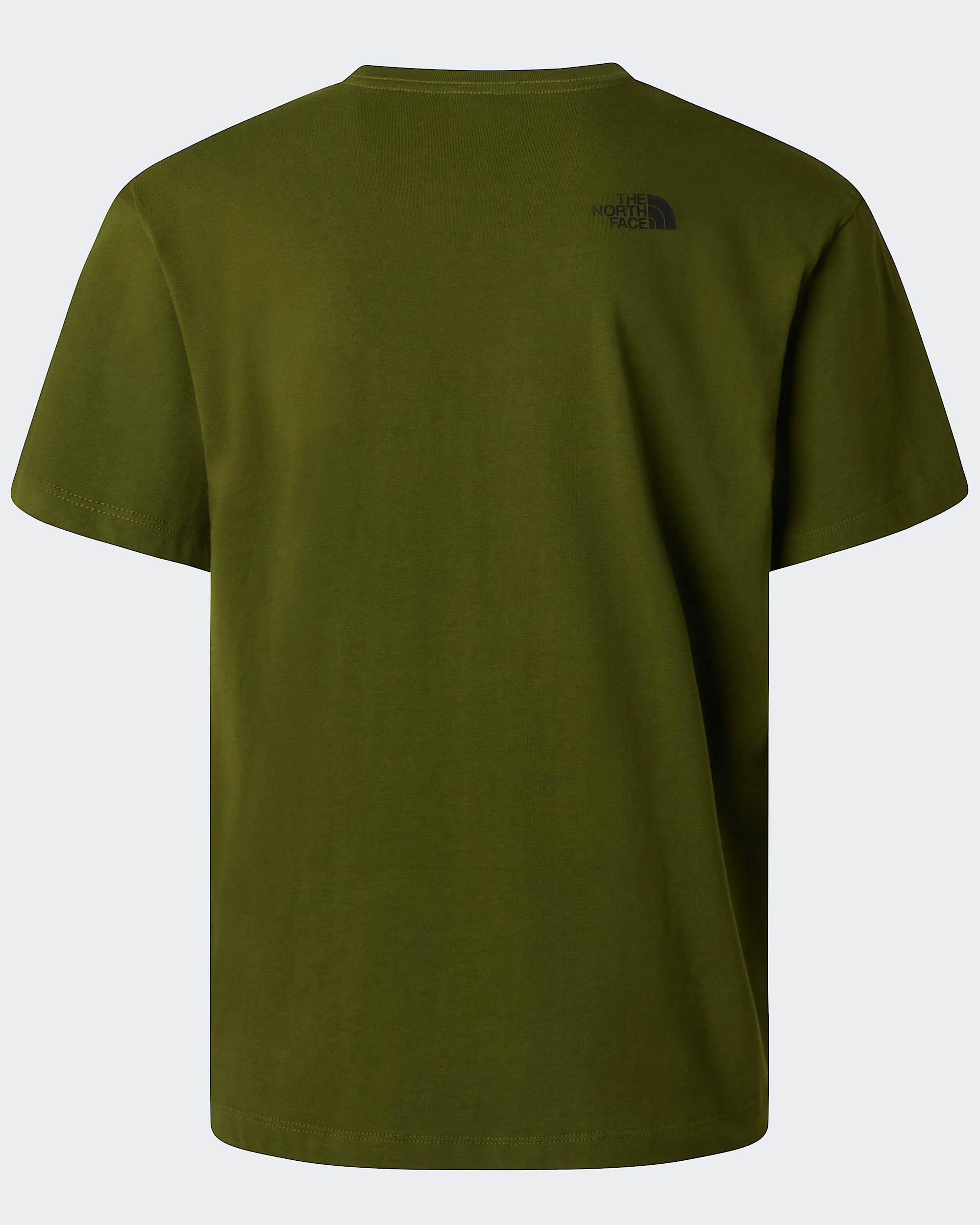 Mens Mountain Logo Relaxed Graphic TShirt TNF alt1