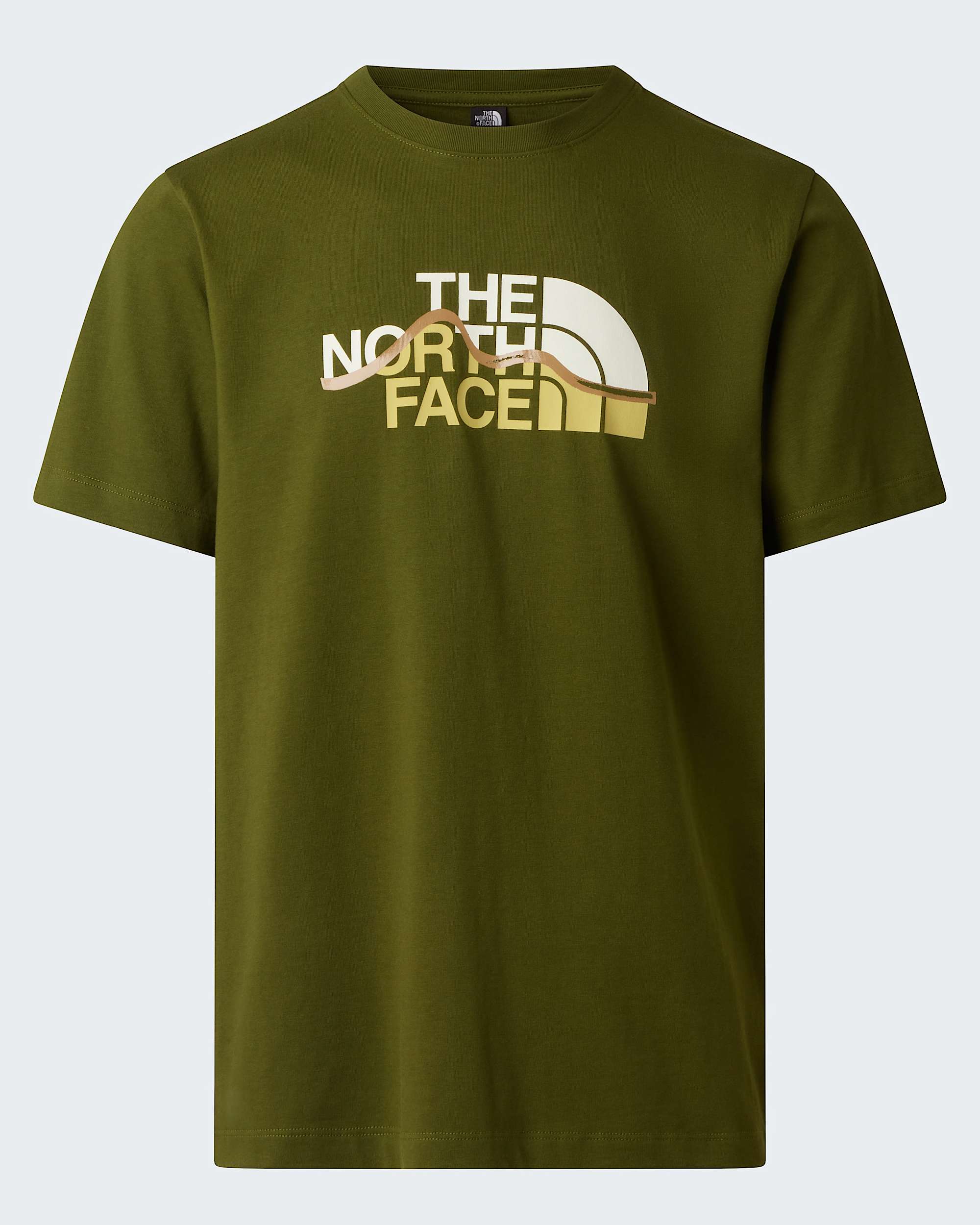 Mountain Line Regular Graphic TShirt voor heren TNF hero