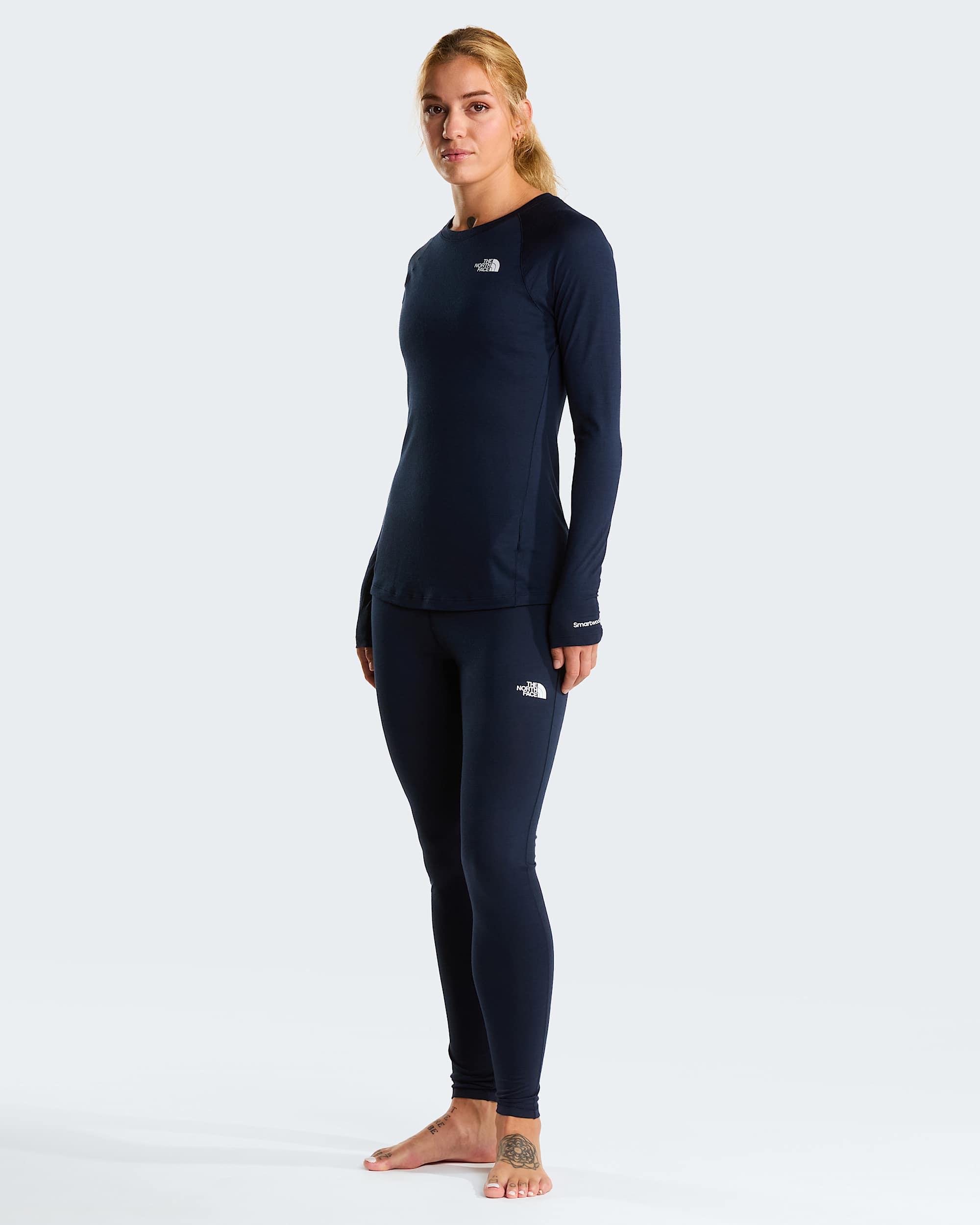 Calas numa mistura de l Merino TNF x Smartwool 150 para mulher TNF alt1