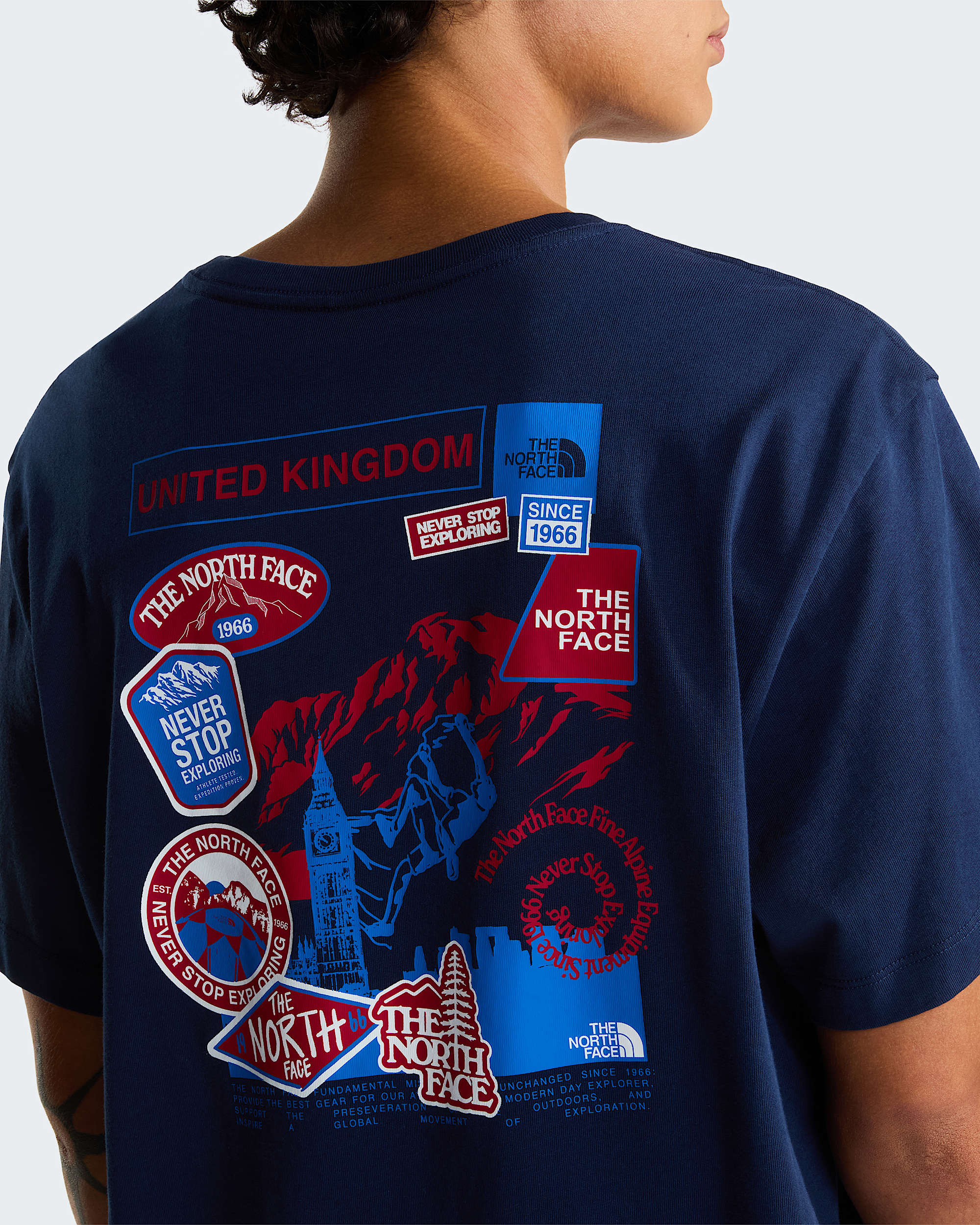 Country Stickers UK Relaxed tshirt  unisex TNF alt7