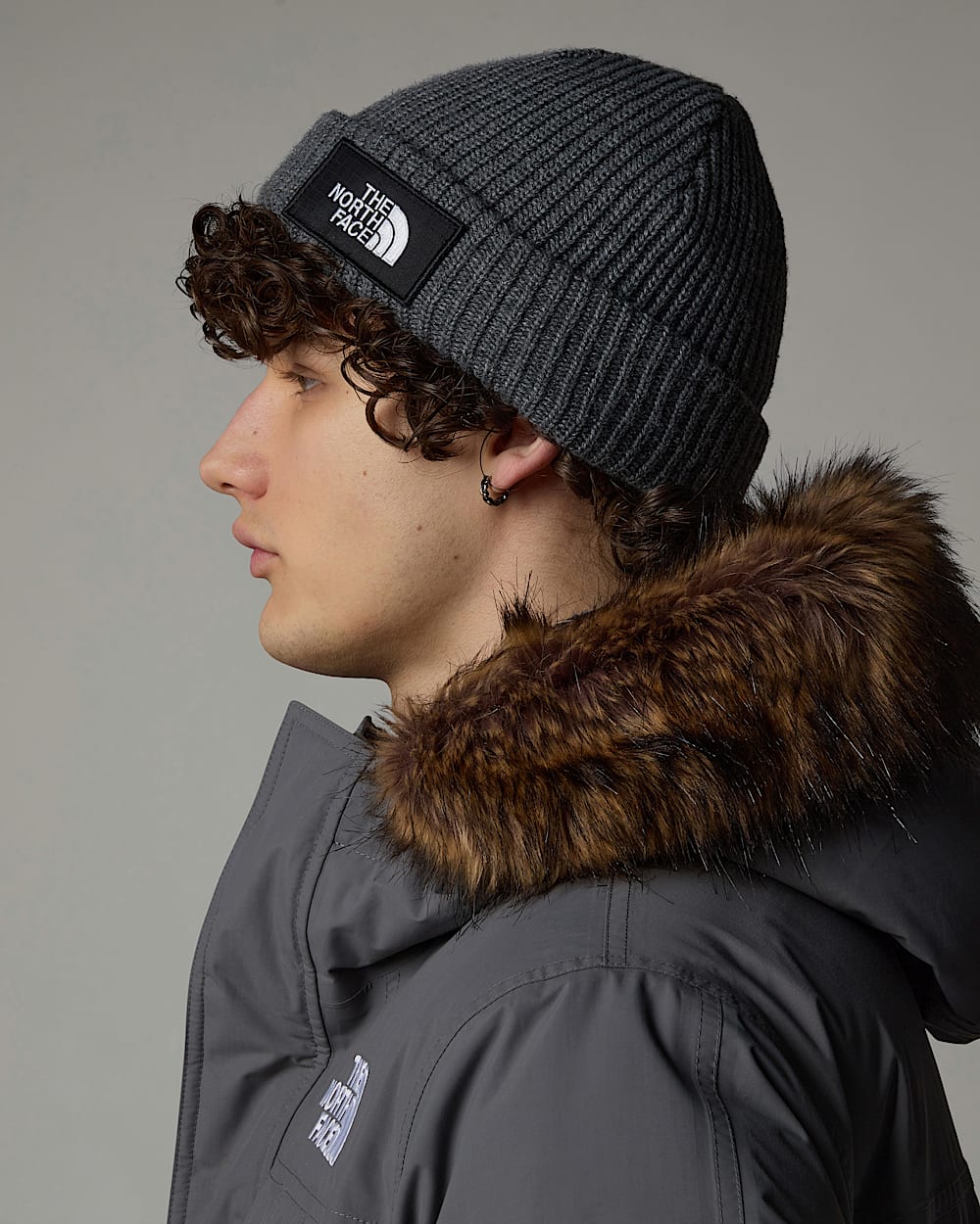 Salty Lined Beanie TNF alt4