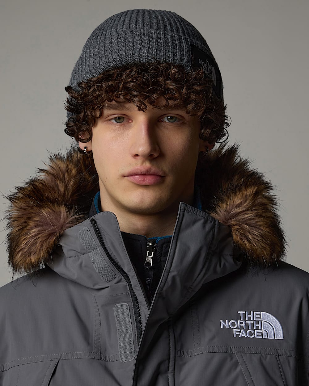 Salty Lined Beanie TNF alt1