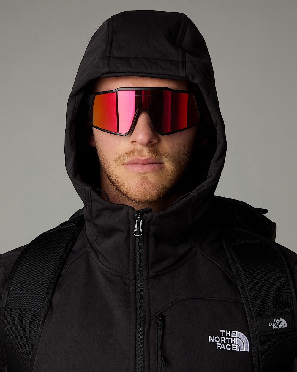 Mens Quest Hooded Softshell Jacket TNF ALT5