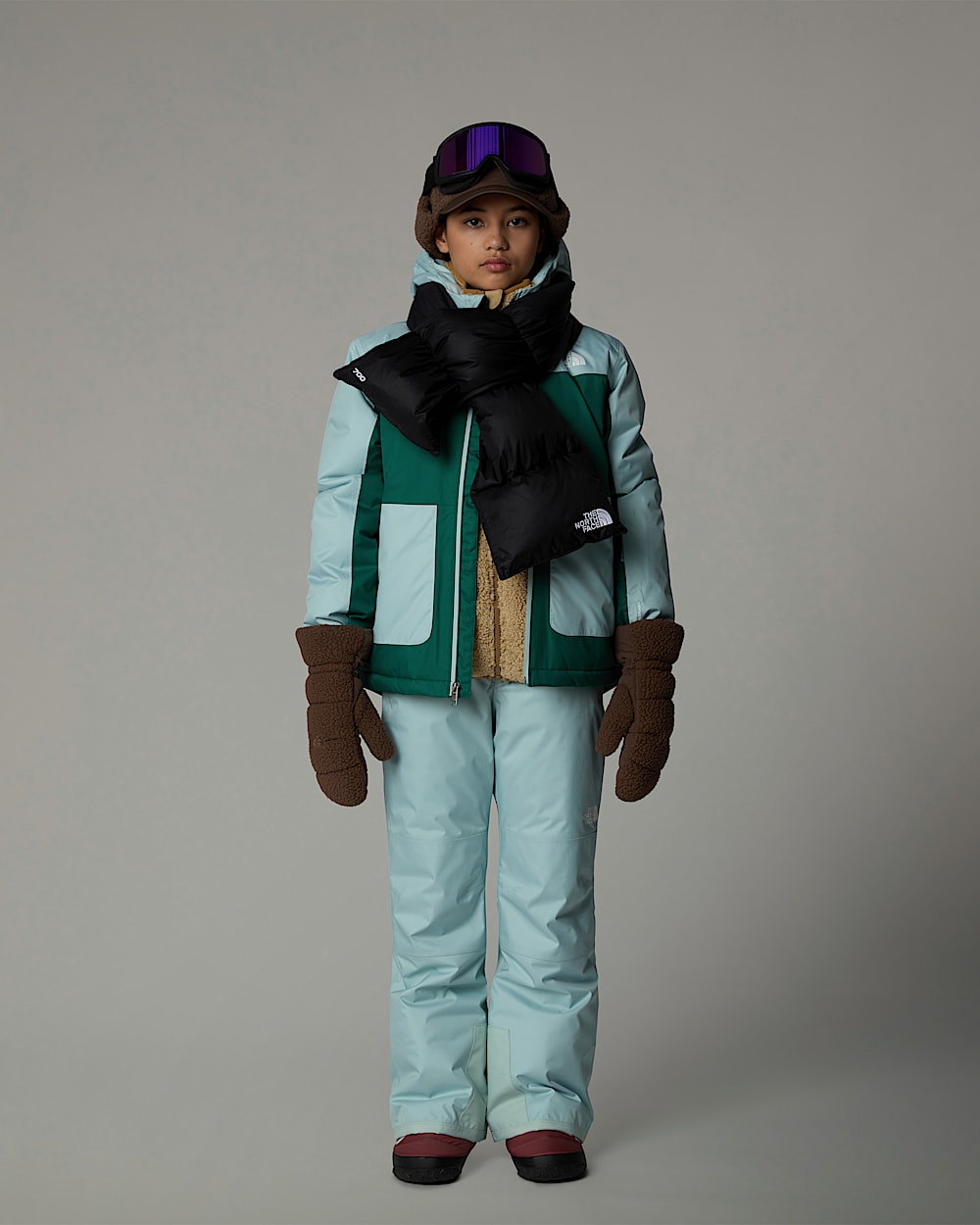 Veste isolante Freedom pour fille TNF Evergreen ALT4