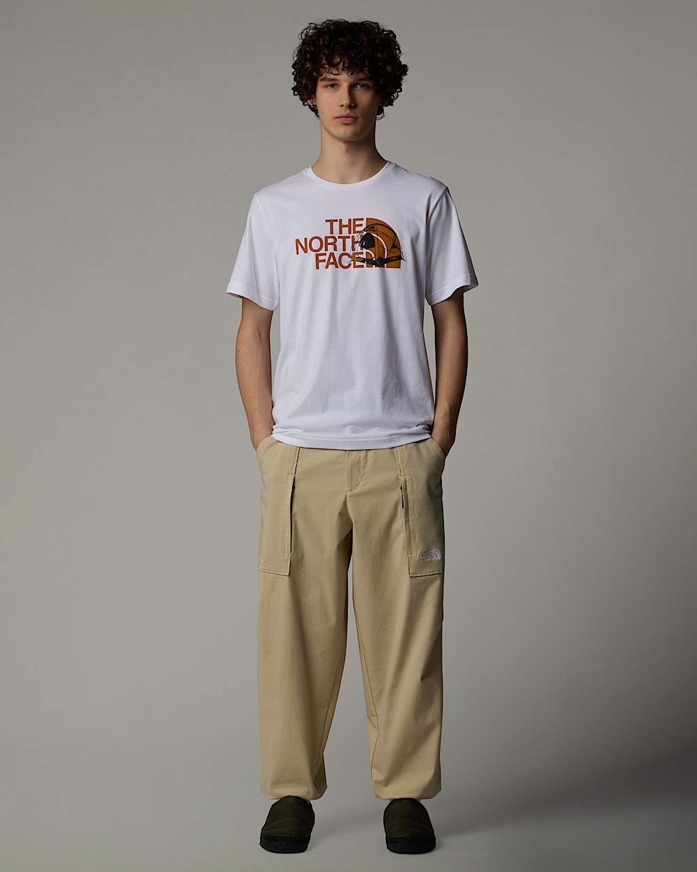 Mens Graphic Half Dome TShirt TNF ALT1