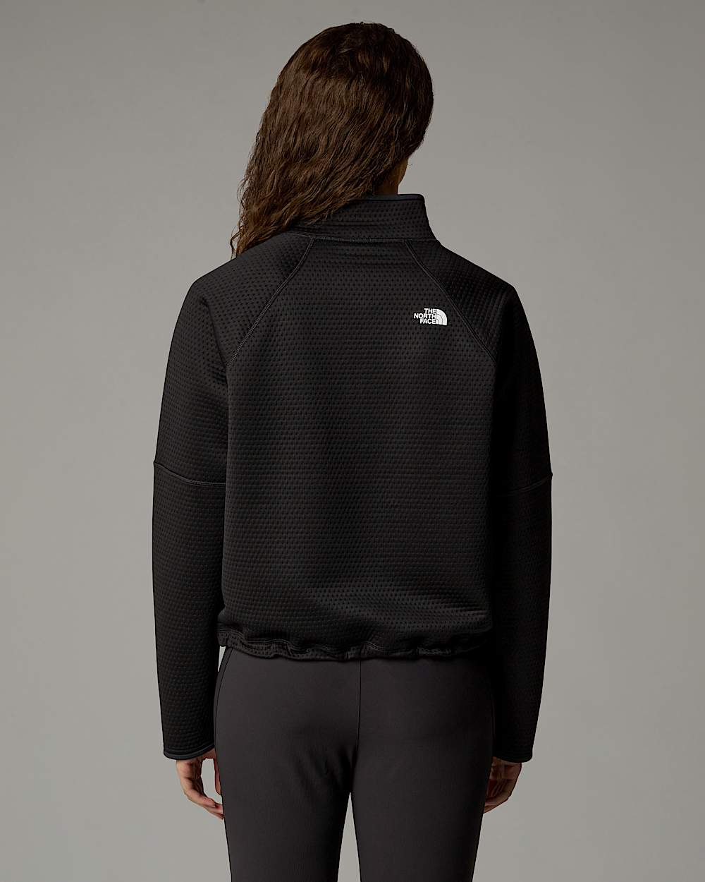 Womens Vertical Thermal 14 Zip Fleece TNF alt2