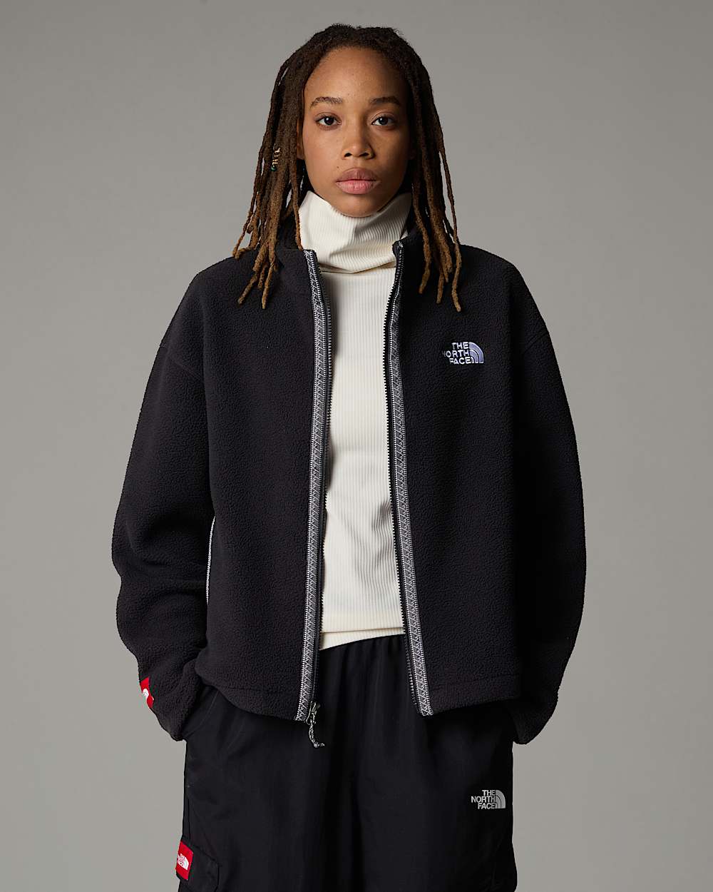 Womens TNF Fleeski FullZip Fleece TNF ALT3