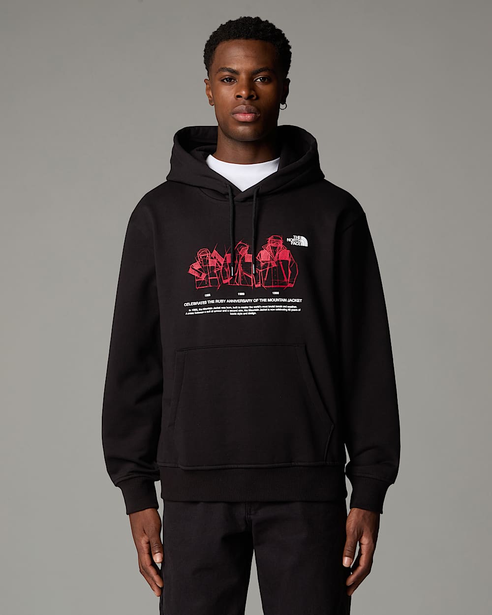 Mountain Jacket Anniversary Relaxed Hoodie TNF alt2