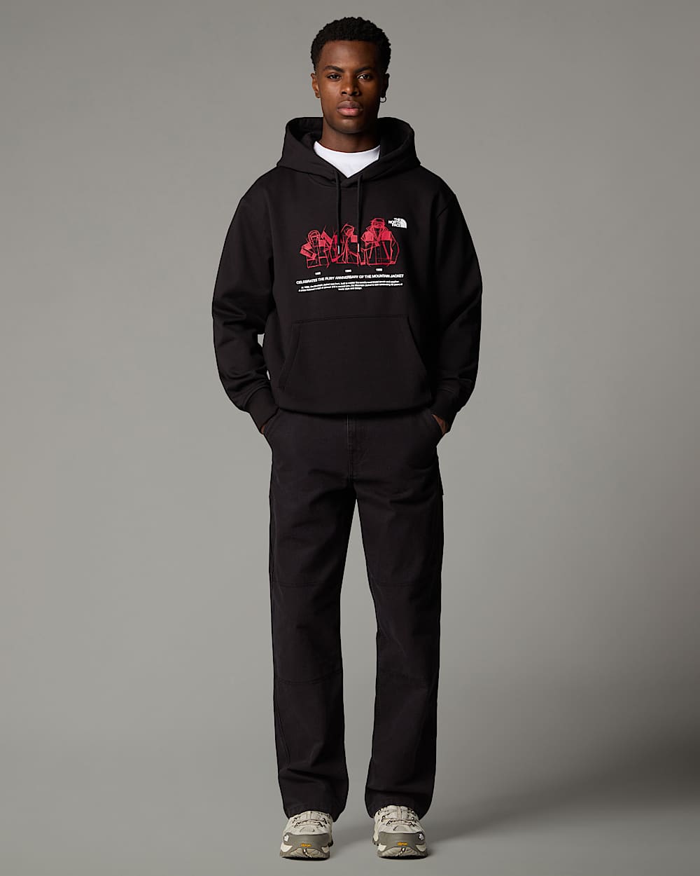 Mountain Jacket Anniversary Relaxed Hoodie TNF alt3