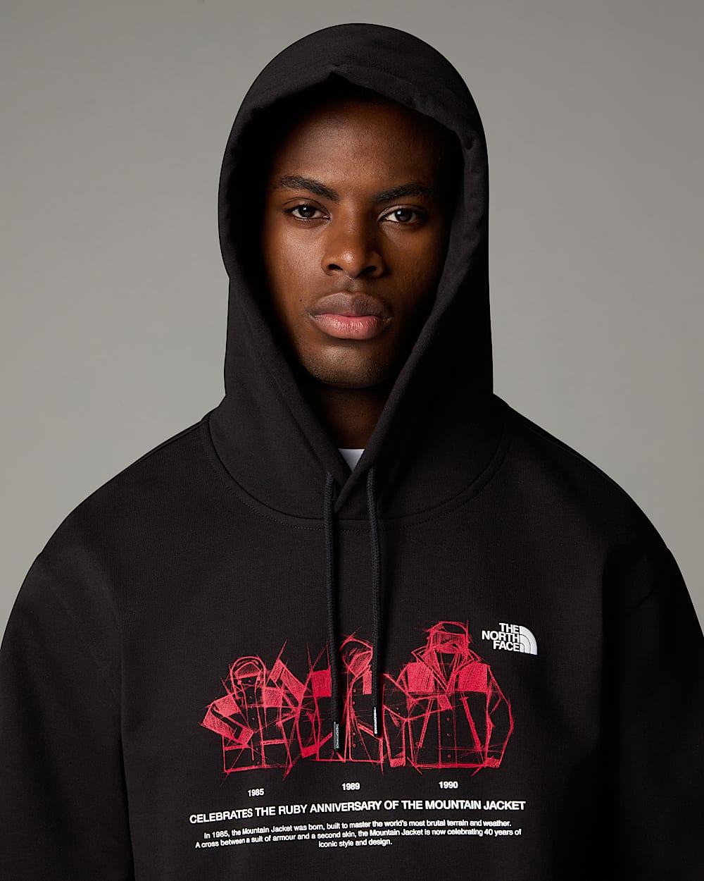 Mountain Jacket Anniversary Relaxed Hoodie TNF alt5