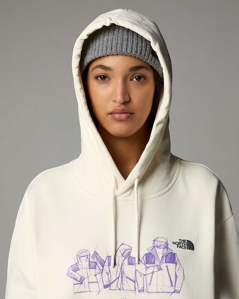 Sudadera holgada con capucha Mountain Jacket Anniversary TNF alt5