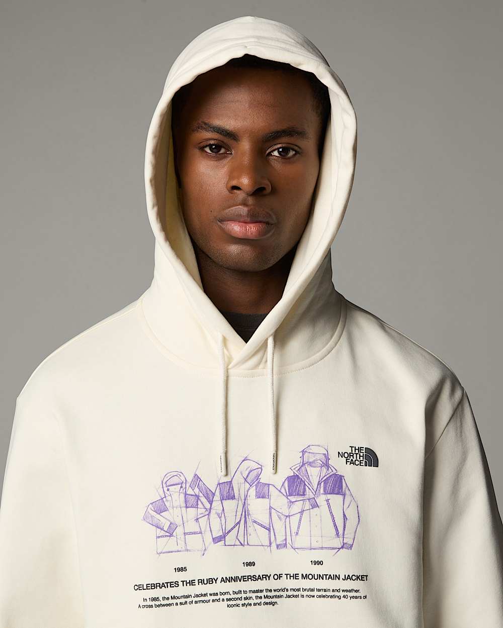 Sudadera holgada con capucha Mountain Jacket Anniversary TNF alt10