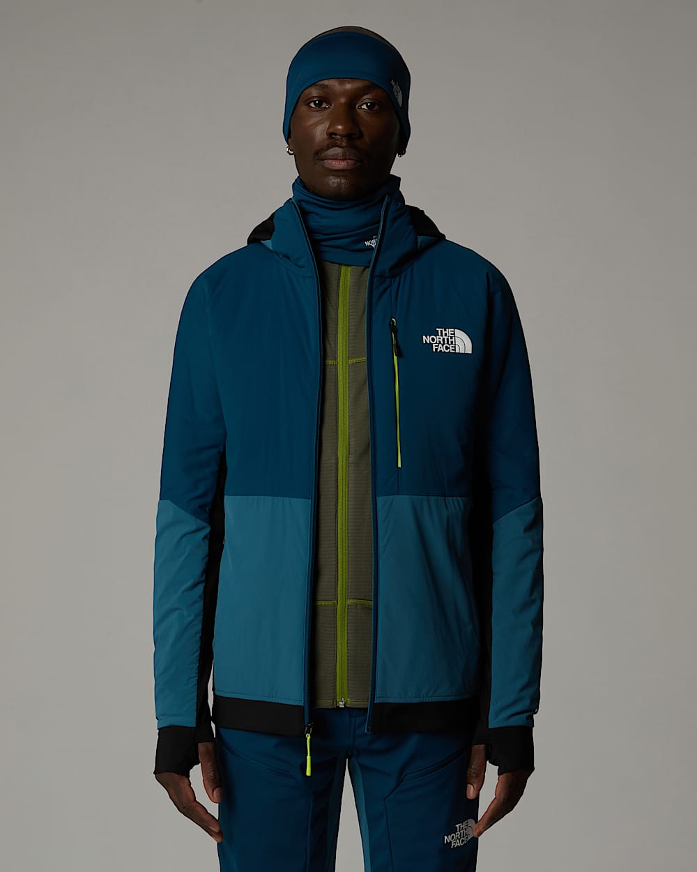 Mens Binntal Hybrid Ventrix Hooded Jacket TNF alt5