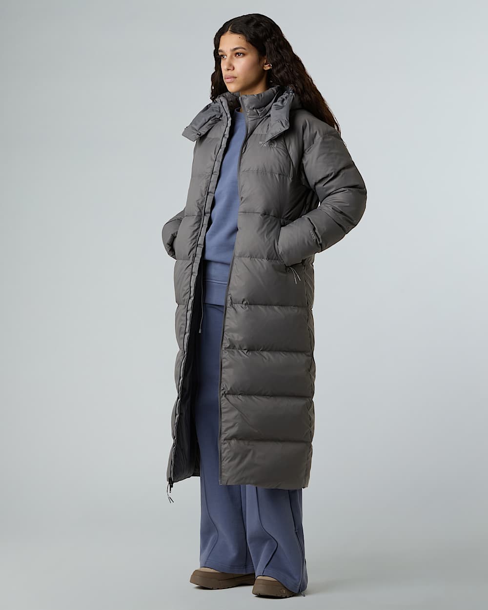 Parka longue  capuche en duvet Hydrenalite City pour femme TNF ALT3