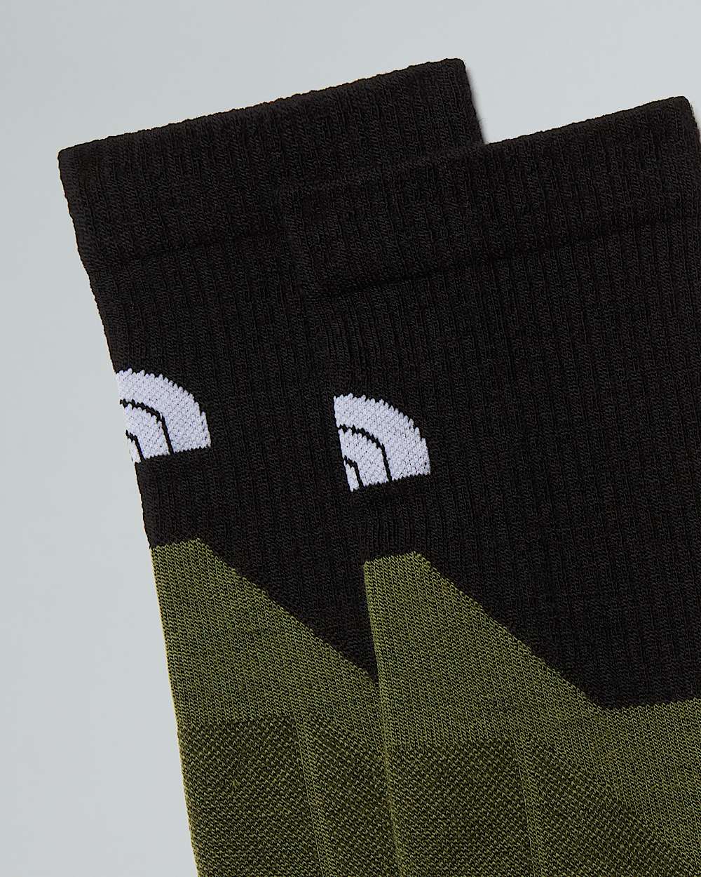 Hiking Crew Socks TNF Bark MistWoodland GreenTNF Black ALT1
