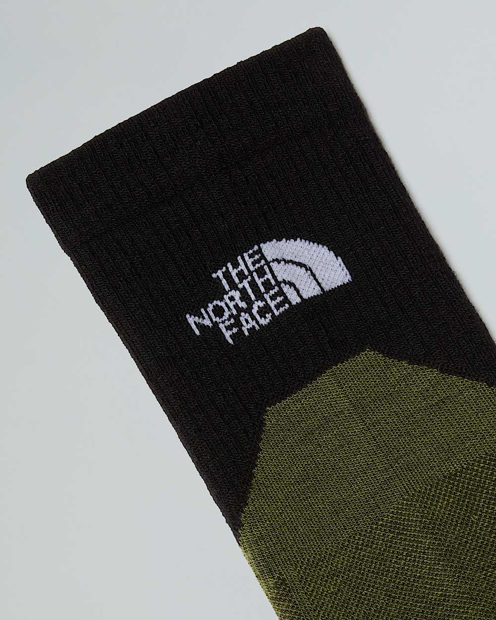 Hiking Crew Socks TNF Bark MistWoodland GreenTNF Black ALT3