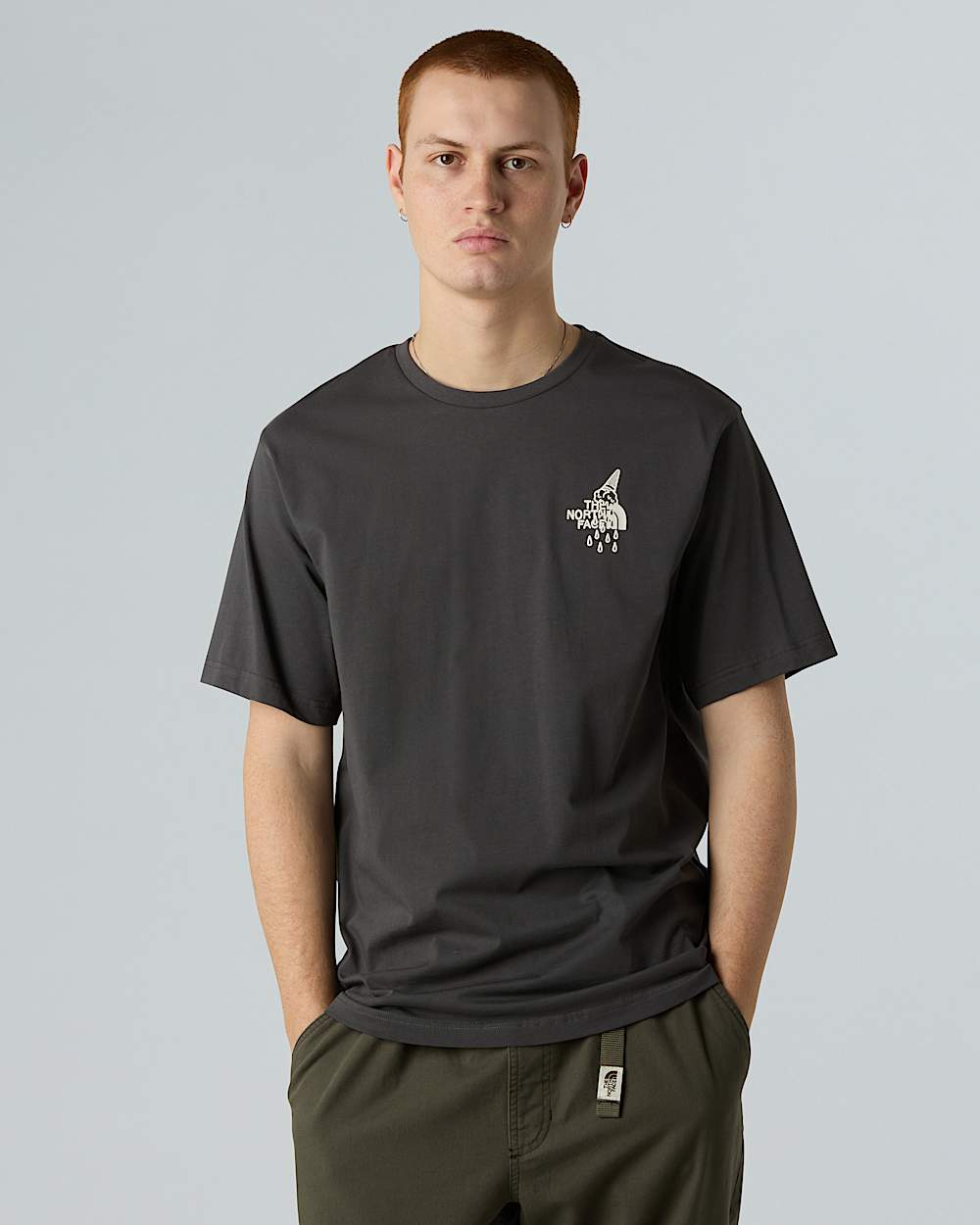 Tshirt dcontract Powder Days Graphic unisexe TNF ALT3