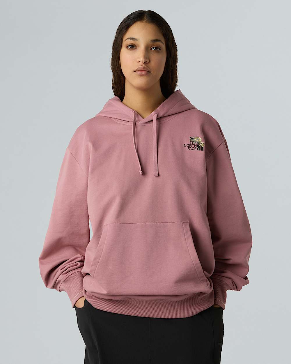 Felpa con cappuccio Dome Flower Relaxed Graphic unisex TNF ALT2