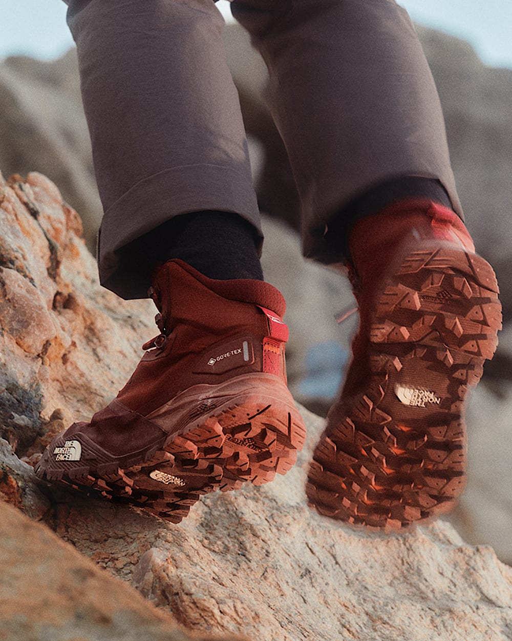 Womens Offtrail GORETEX Hiking Boots TNF SumacAlpine Plum ALT3