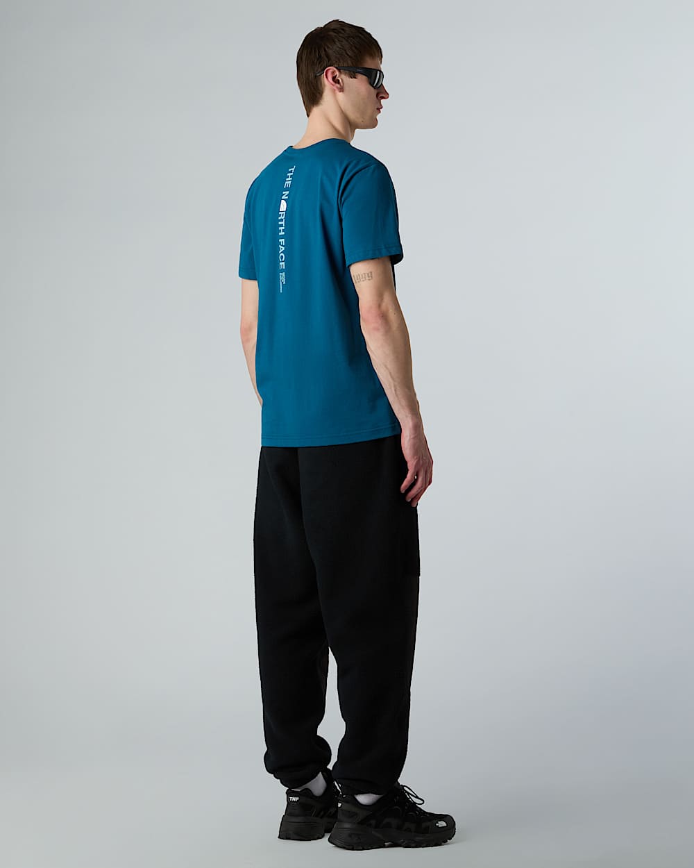 Mens Vertical Logo TShirt TNF ALT2