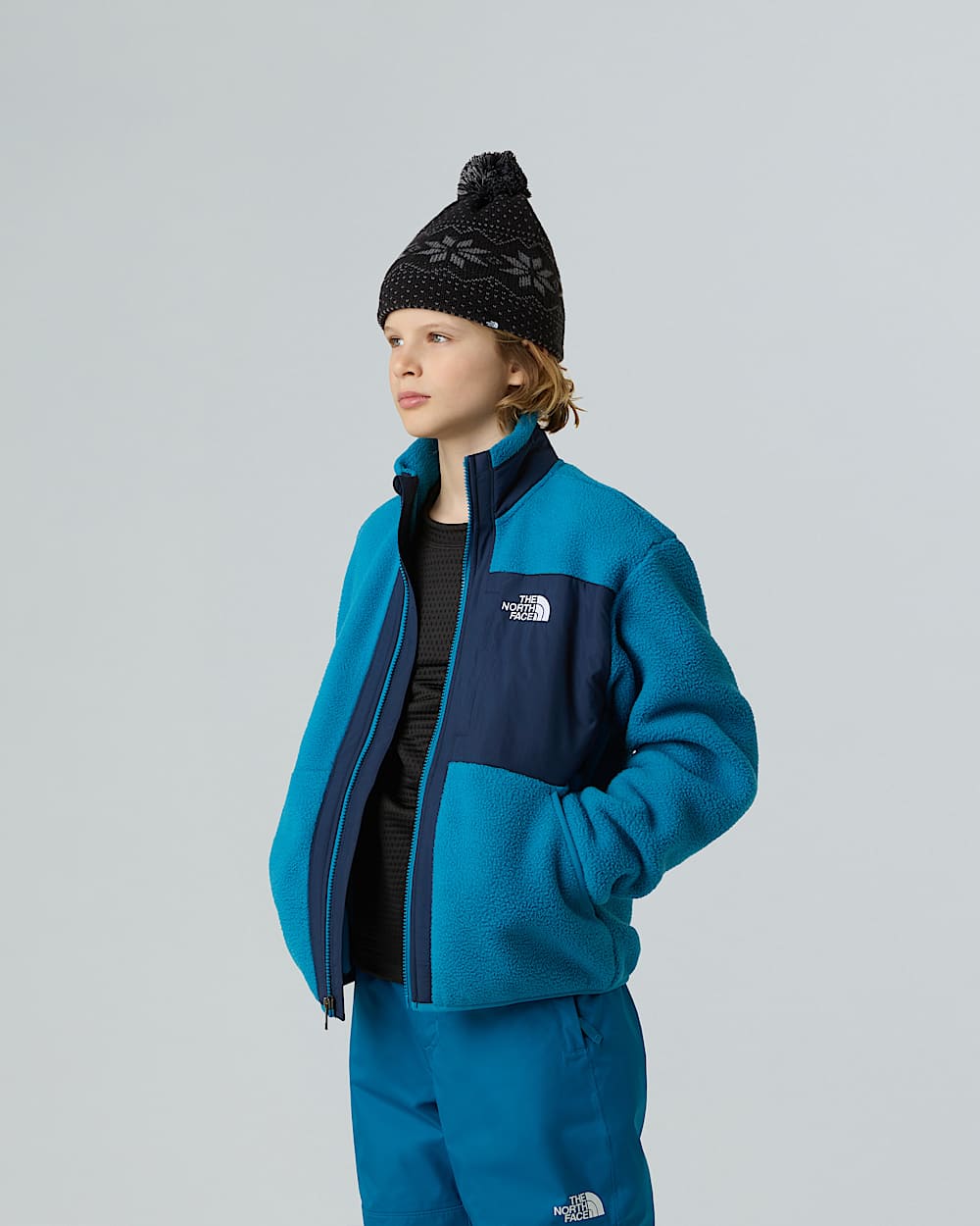 Boys Yumiori FullZip Fleece Jacket TNF ALT3