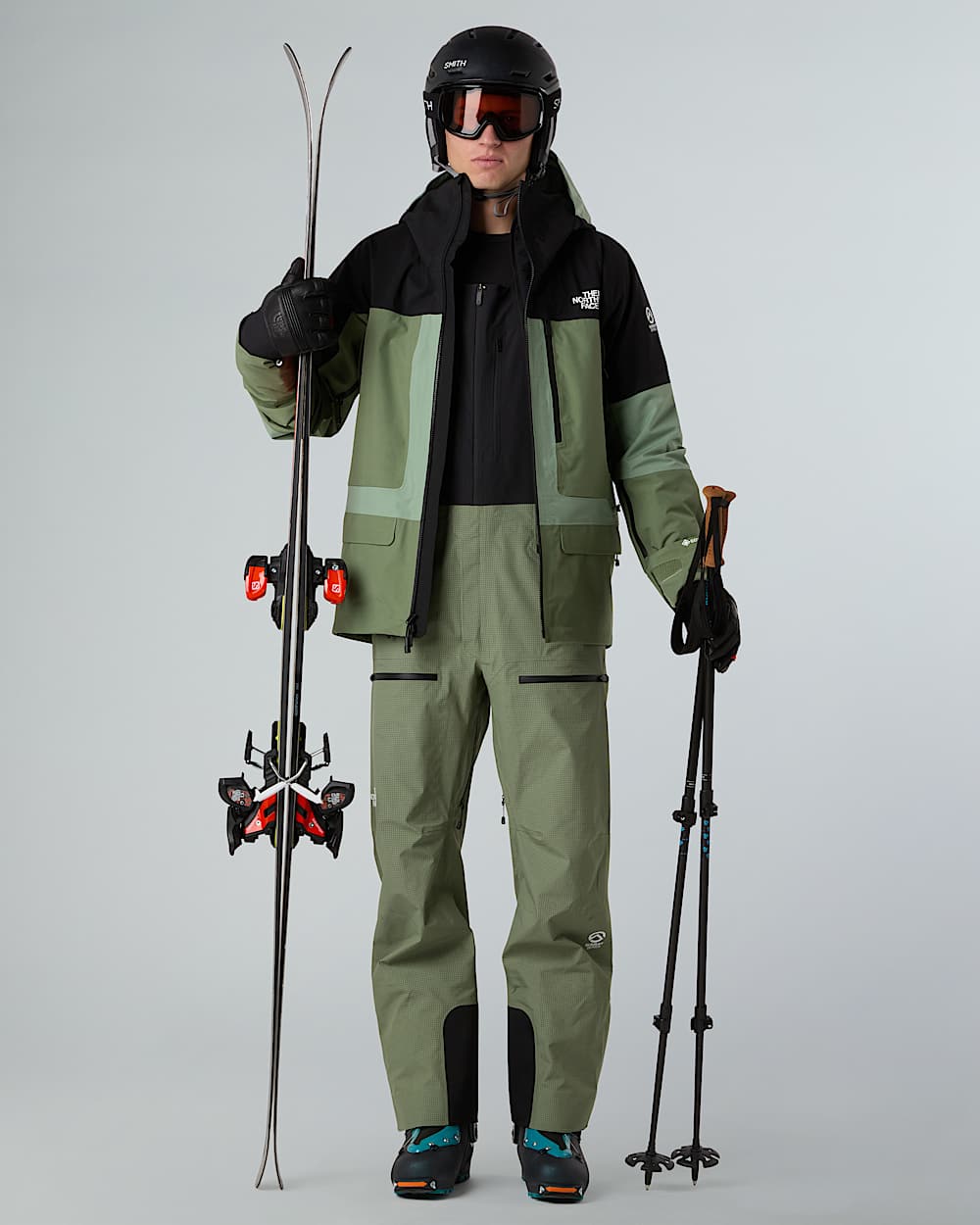 Mens Summit Tsirku GORETEX Pro Bib Trousers TNF ALT4