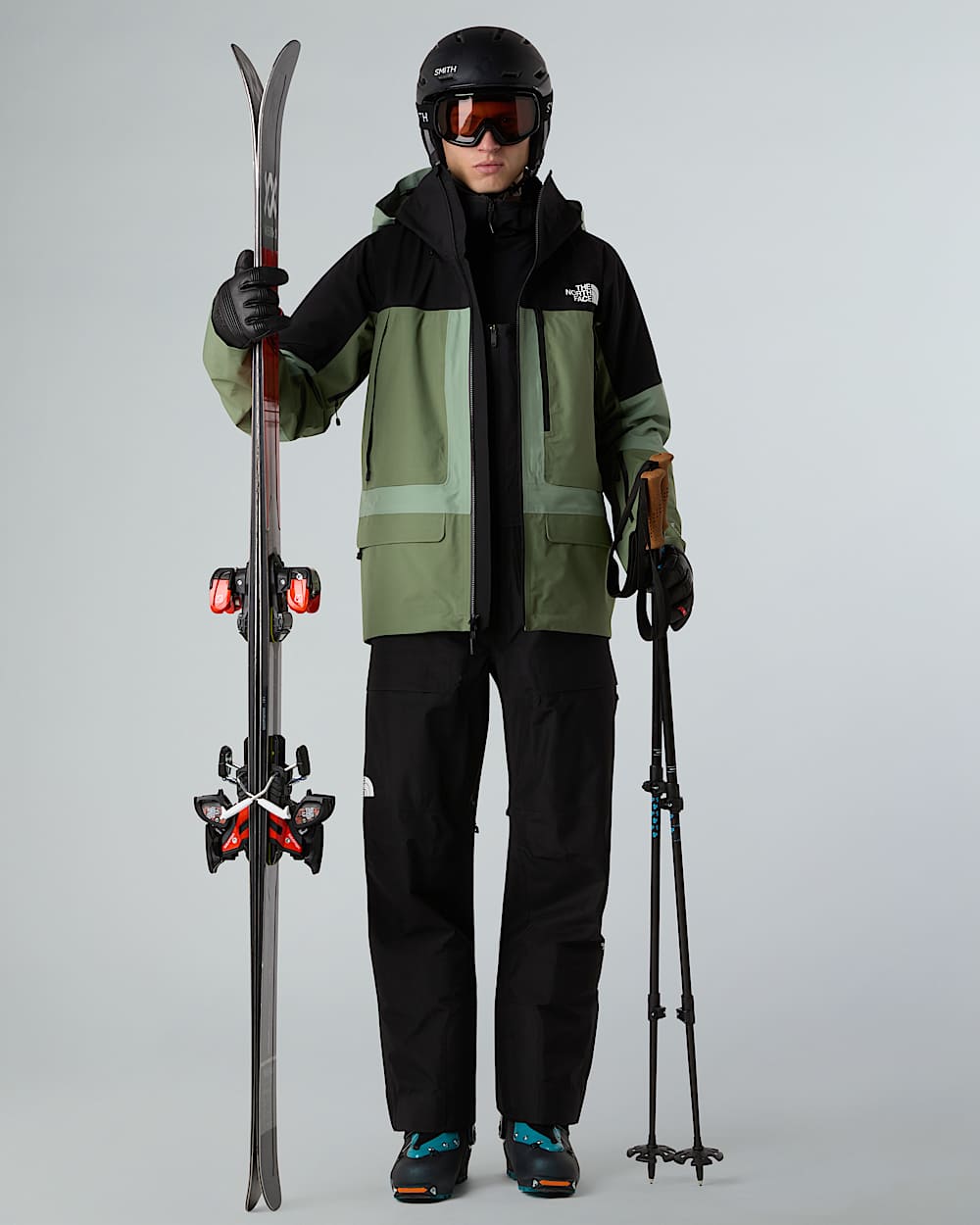 Pantaloni con pettorina Summit Verbier GORETEX da uomo TNF ALT4