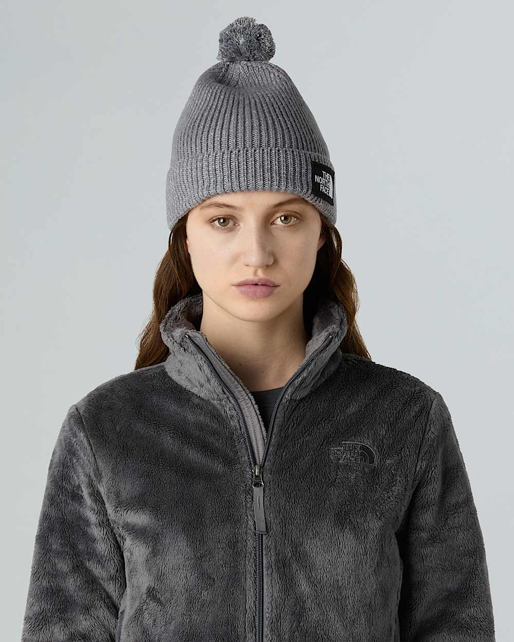 TNF Logo Box Pom Beanie TNF alt12