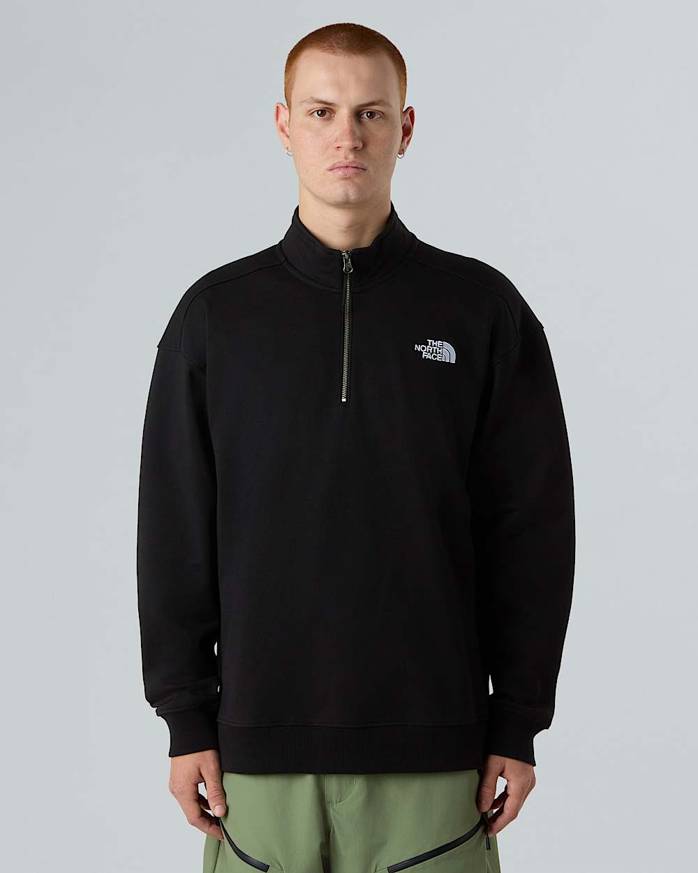 Unisex Oversized 14 Zip Sweatshirt TNF alt2