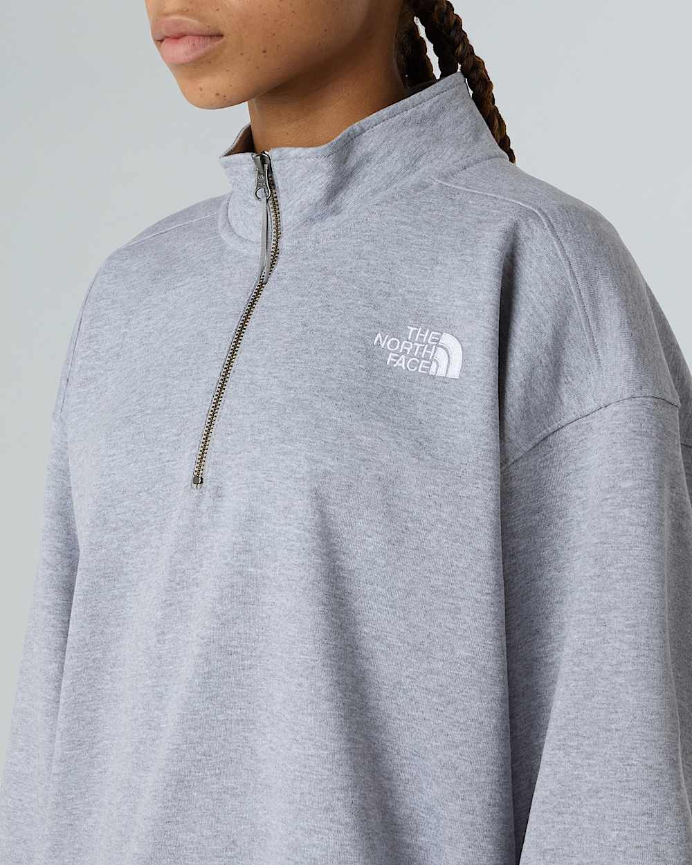 Unisex Oversized 14 Zip Sweatshirt TNF ALT9