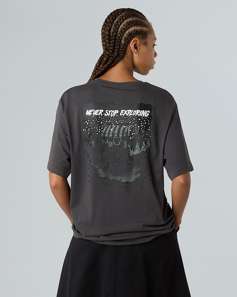 Tshirt dcontract Powder Days Graphic unisexe TNF ALT7