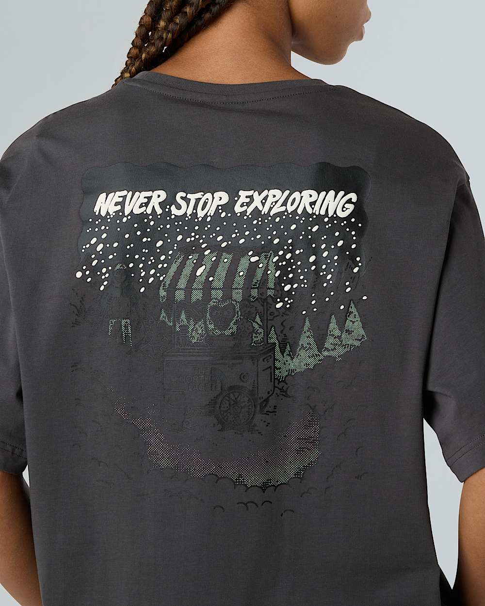 Tshirt dcontract Powder Days Graphic unisexe TNF ALT10